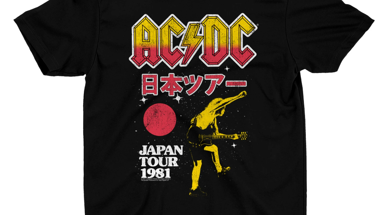 AC/DC T-Shirt | 1981 Japan Concert Promotion Shirt
