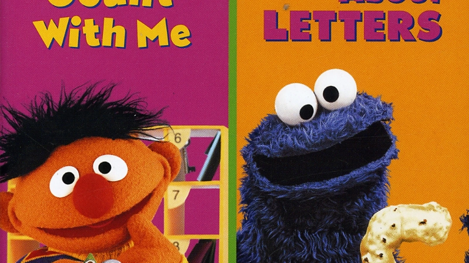 Sesame Street 123 COUNT WITH ME / LEARNING ABOUT LETTERS DVD