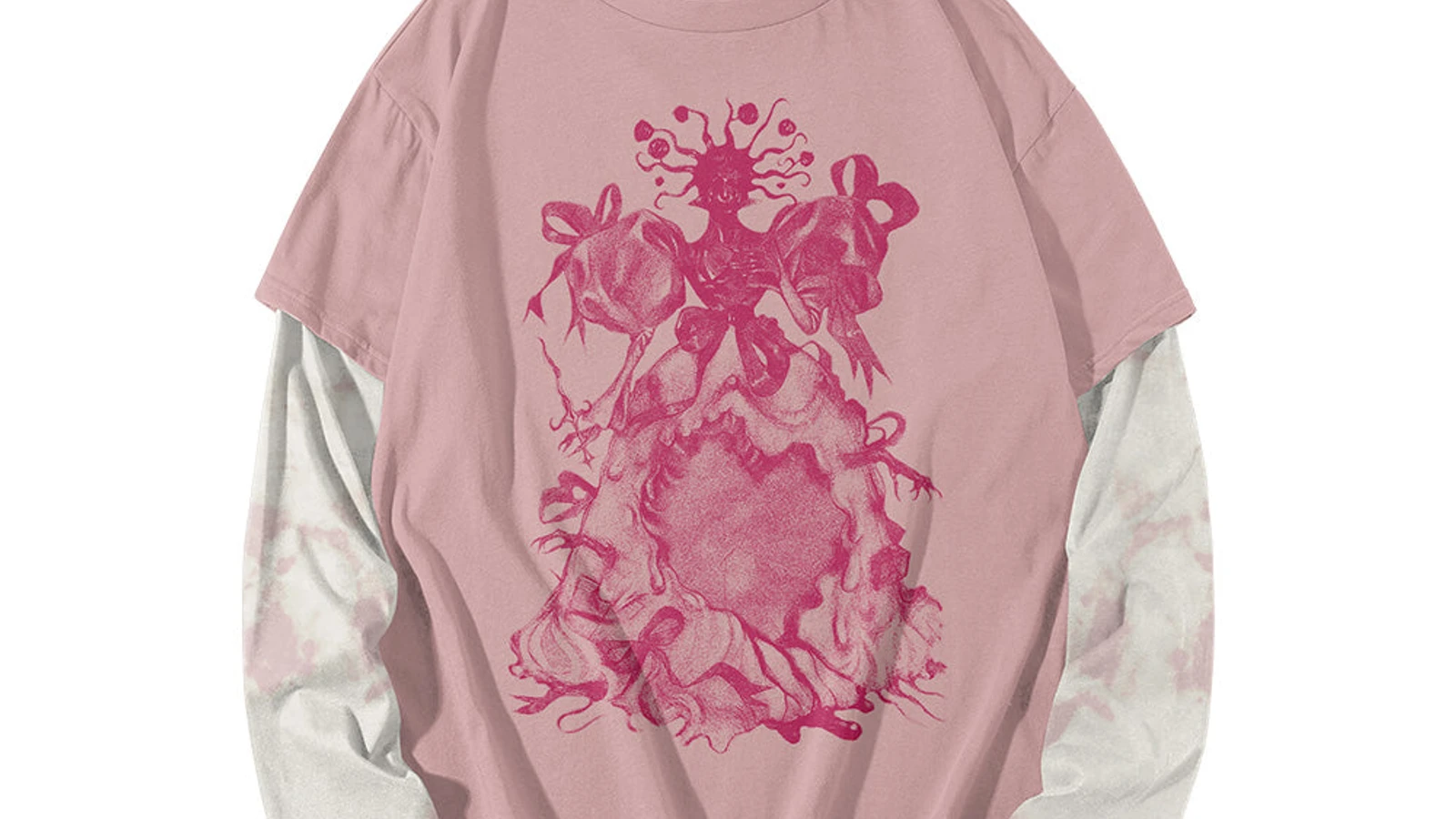 Melanie Martinez Strawberry Shortcake 2 in 1 Long Sleeve T-Shirt