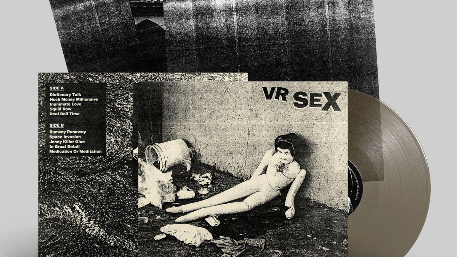 VR SEX Hard Copy (Black In Clear) Vinyl Record