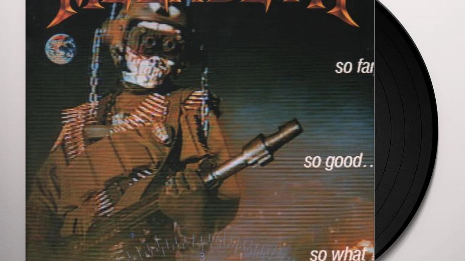 洋楽 Far What / Good.. So So So LP MEGADETH !