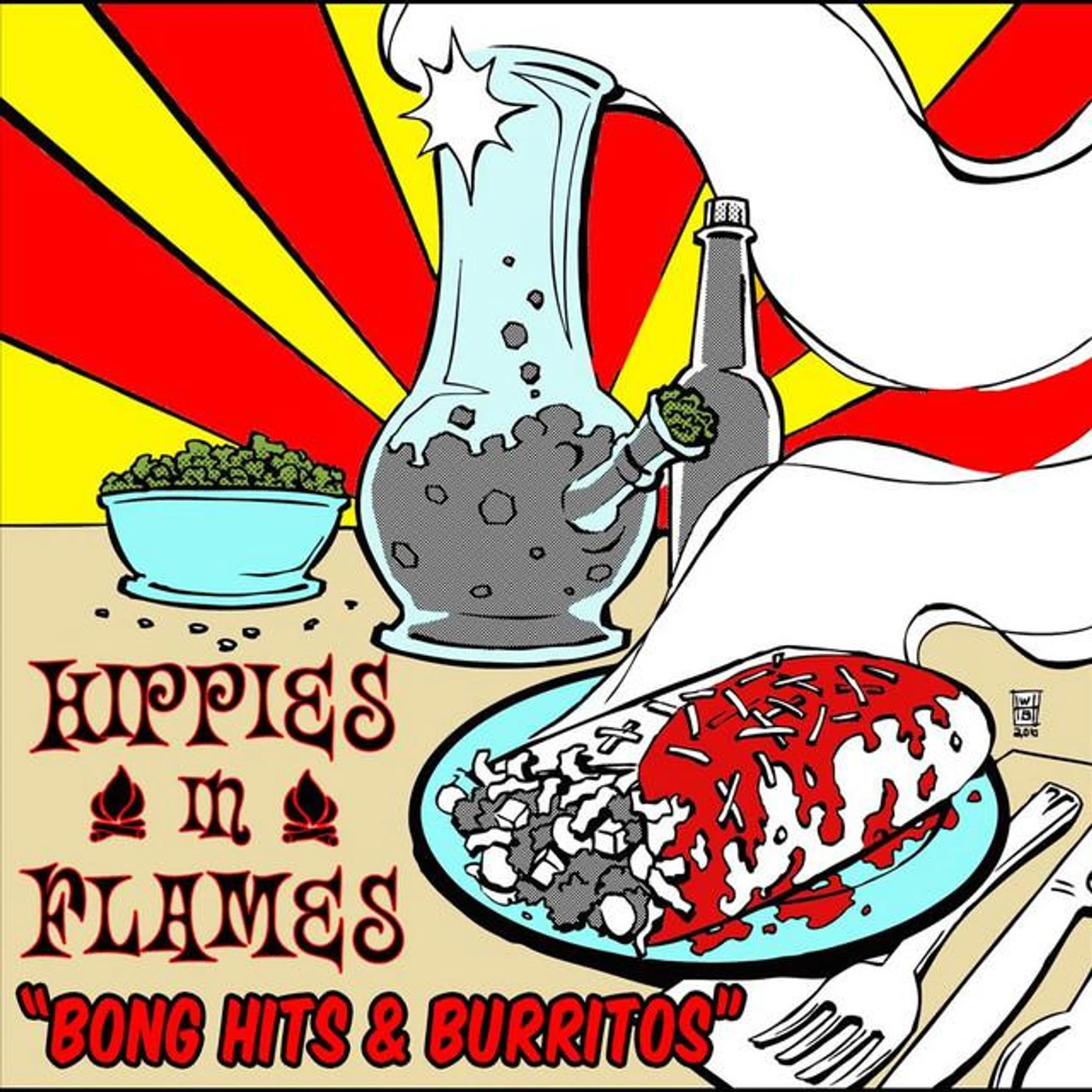 Hippies In Flames