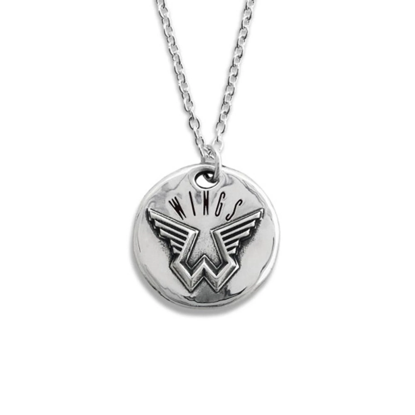 ウィングス　ビートルズ　ネックレス Paul McCartney Pennyroyal Wings Pendant Silver Necklace