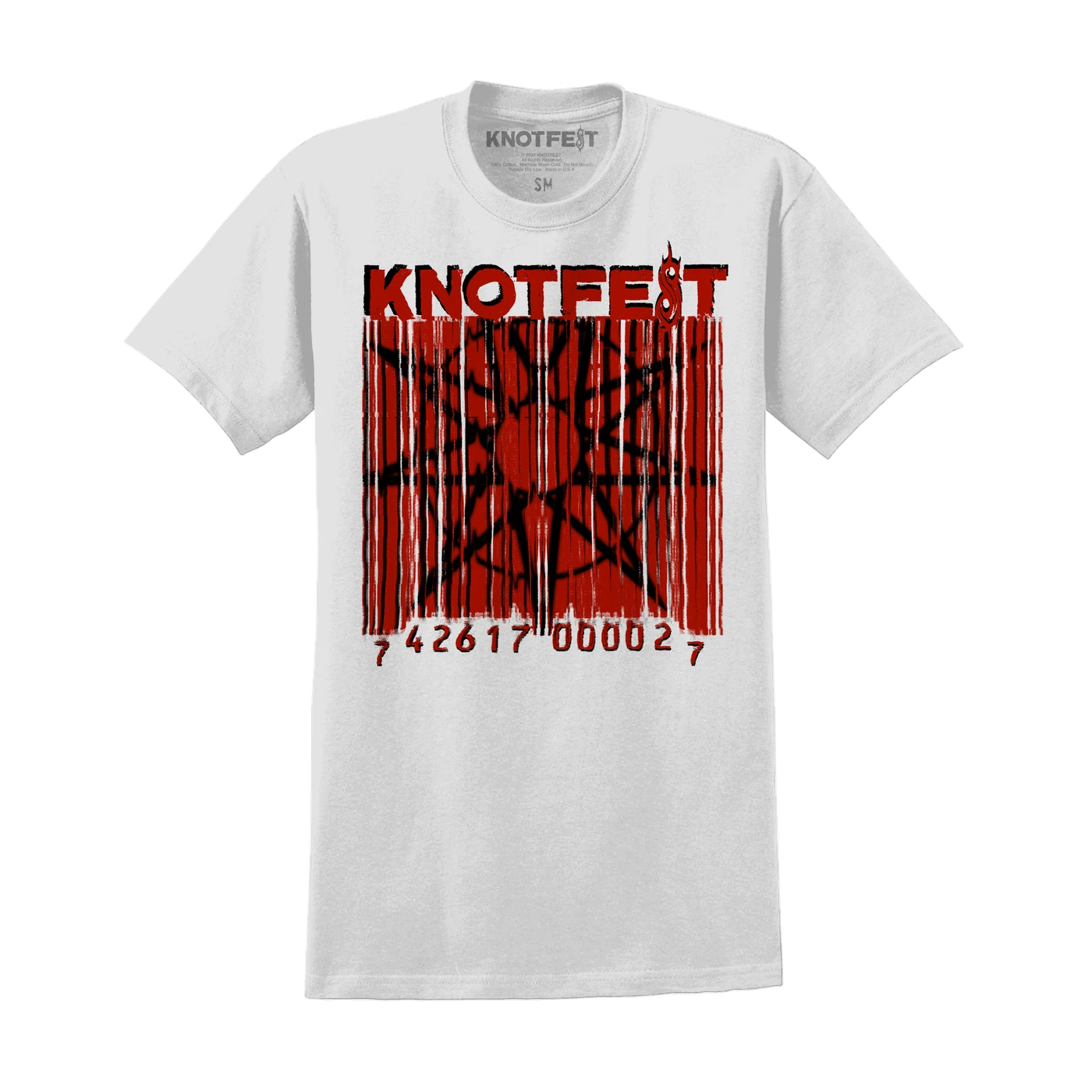 Slipknot Barcode Glitch Roadshow Tour Tee