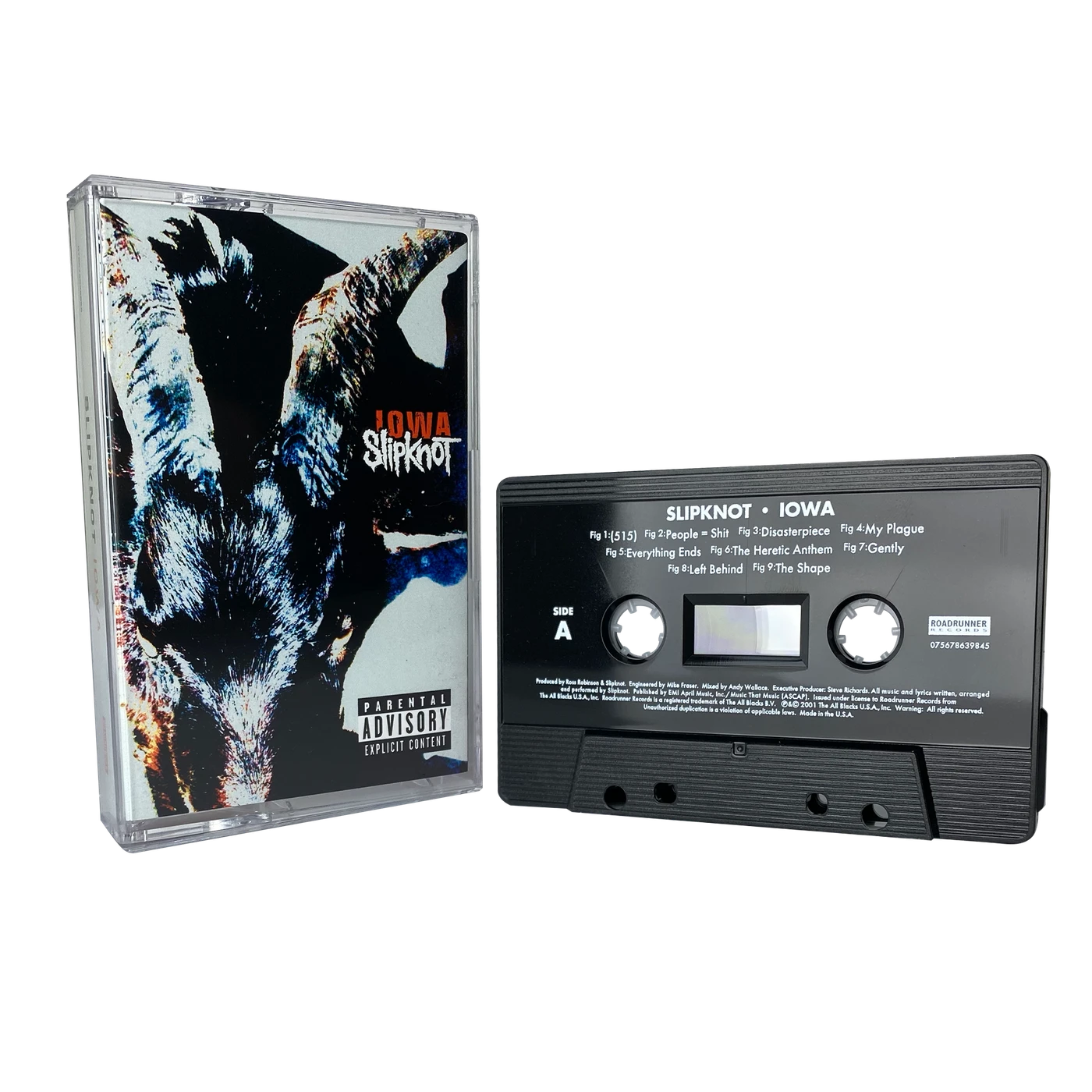 Slipknot Iowa 20th Anniversary Cassette Tape - Black