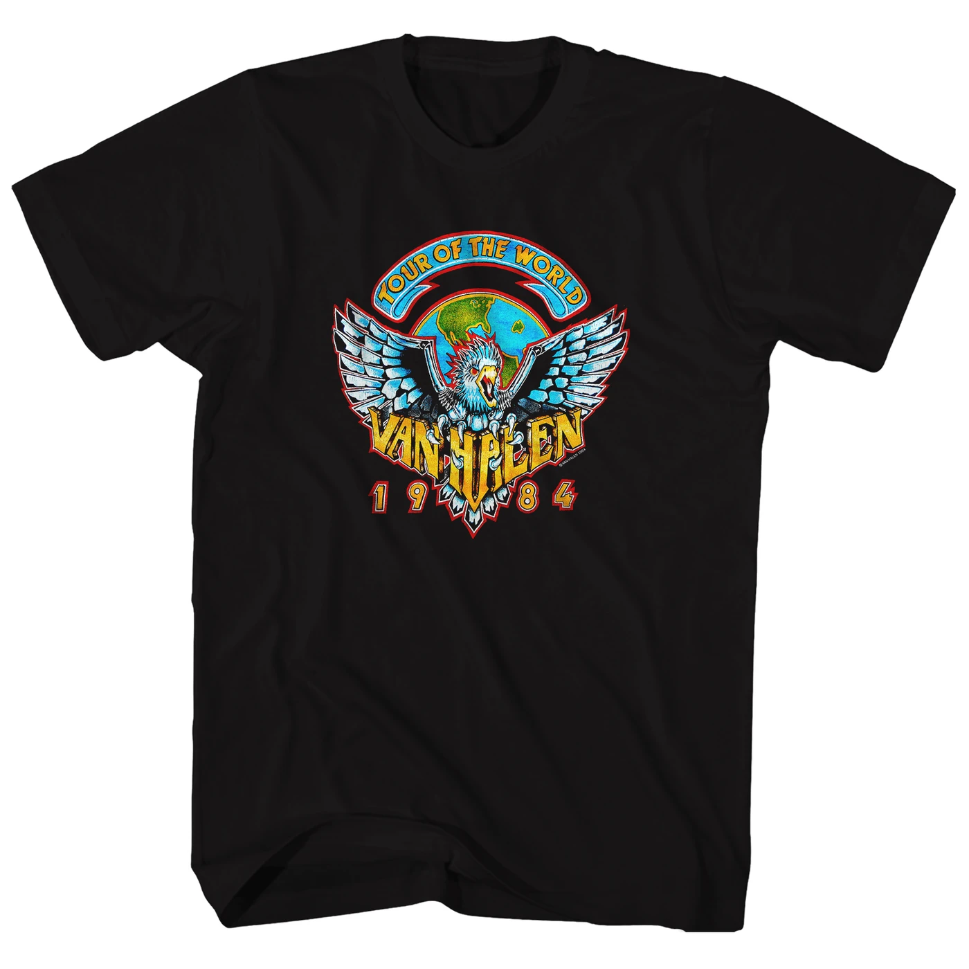 Van Halen T-Shirt | '84 World Tour Van Halen Shirt (Reissue)