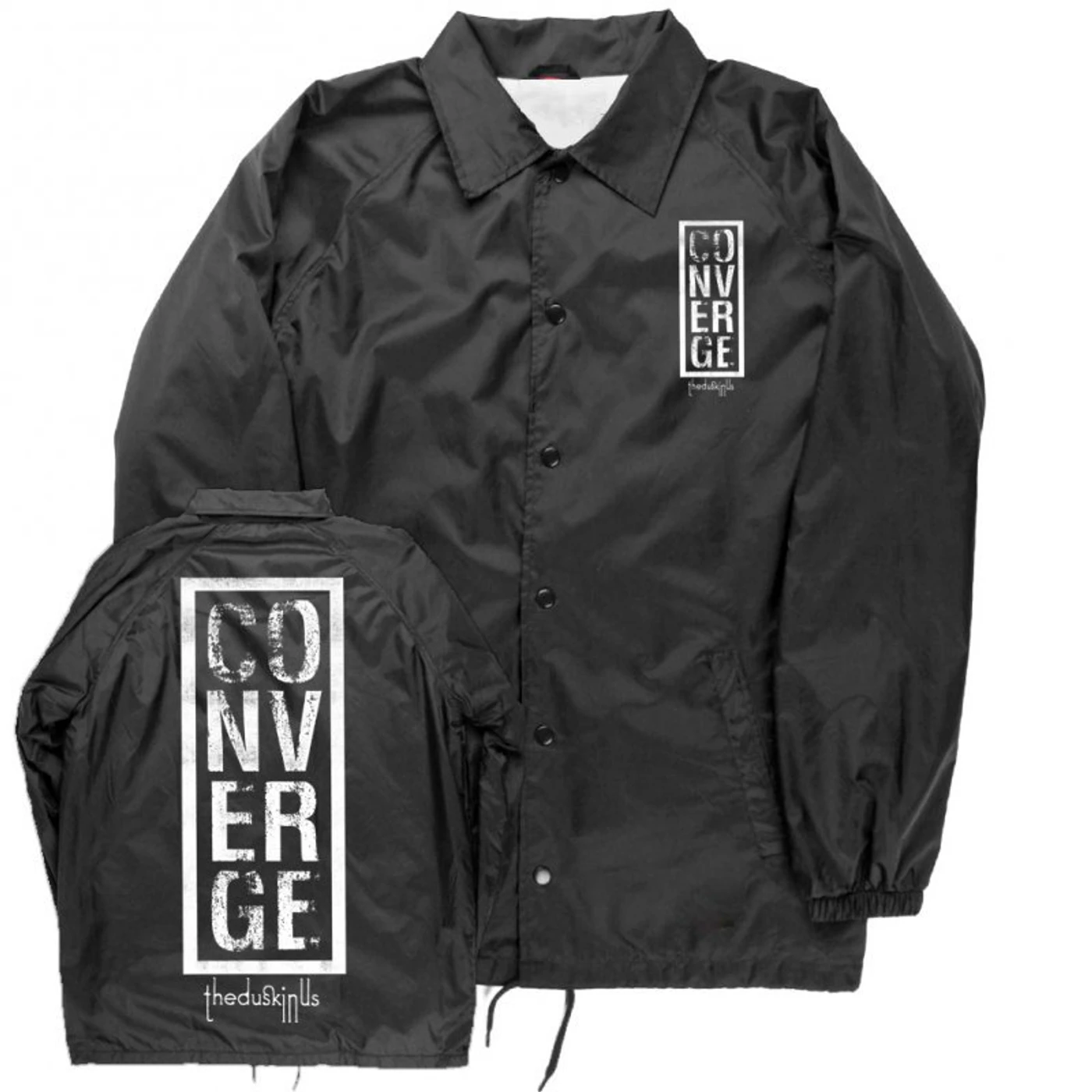 Converge The Dusk In Us Logo Windbreaker (Black)