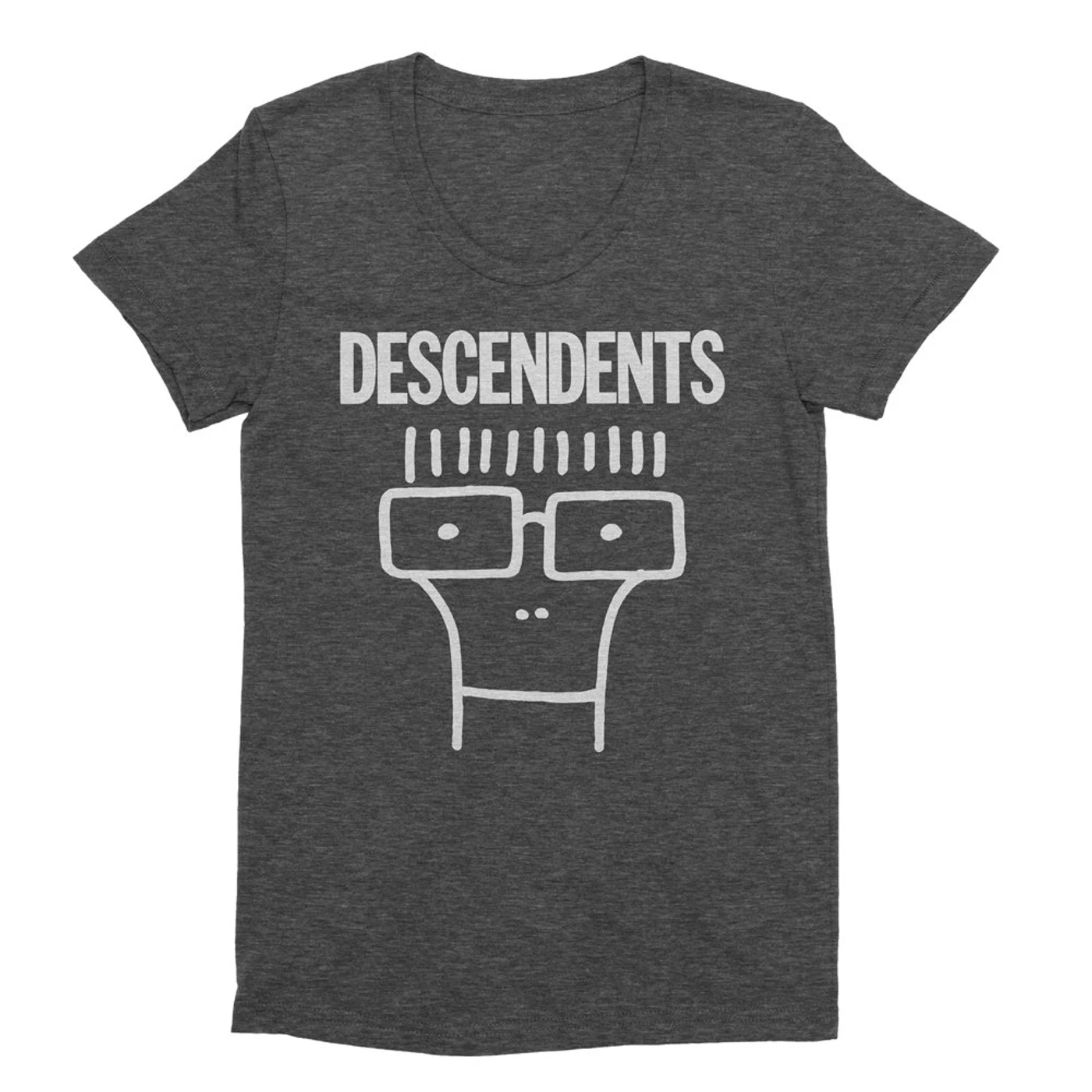 Descendents Classic Milo Women's Tee (Heather Charcoal)