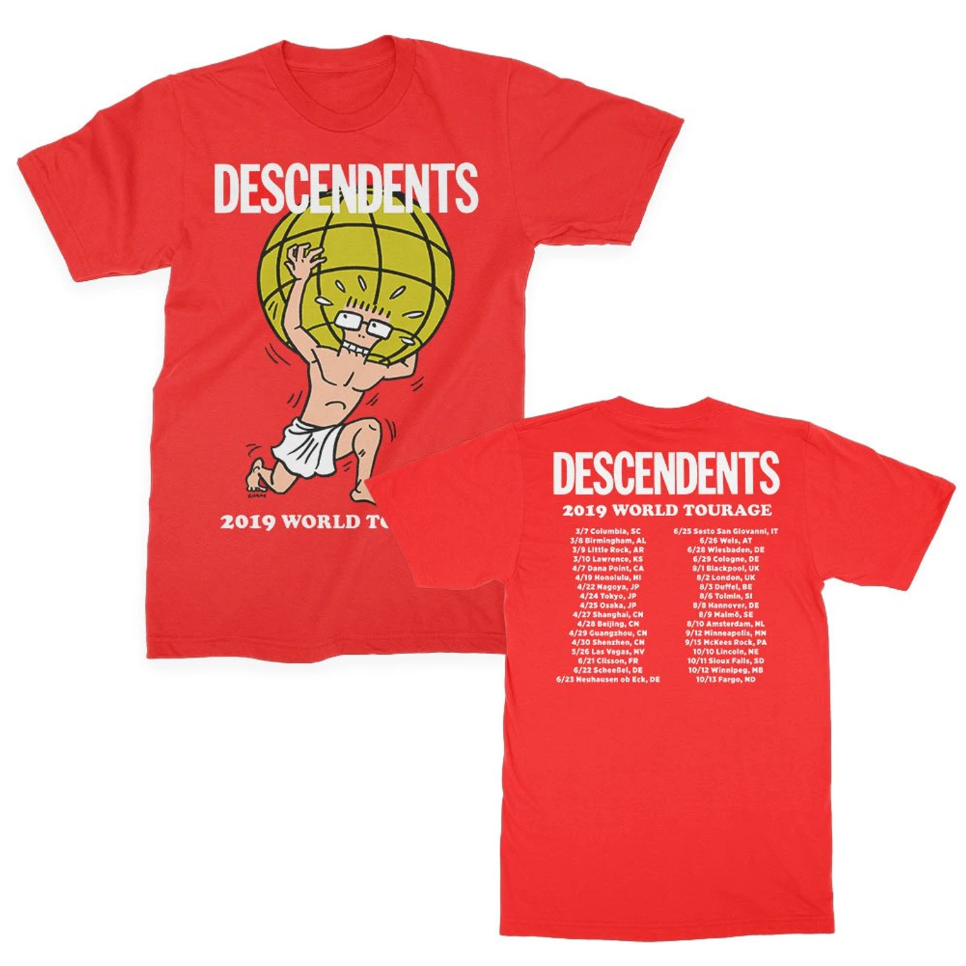 Descendents Atlas 2019 Tourage Tee