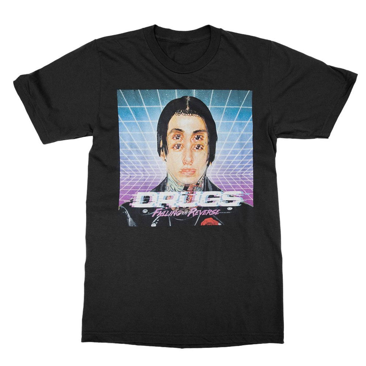 Falling In Reverse Drugs Cover Tee (Black)