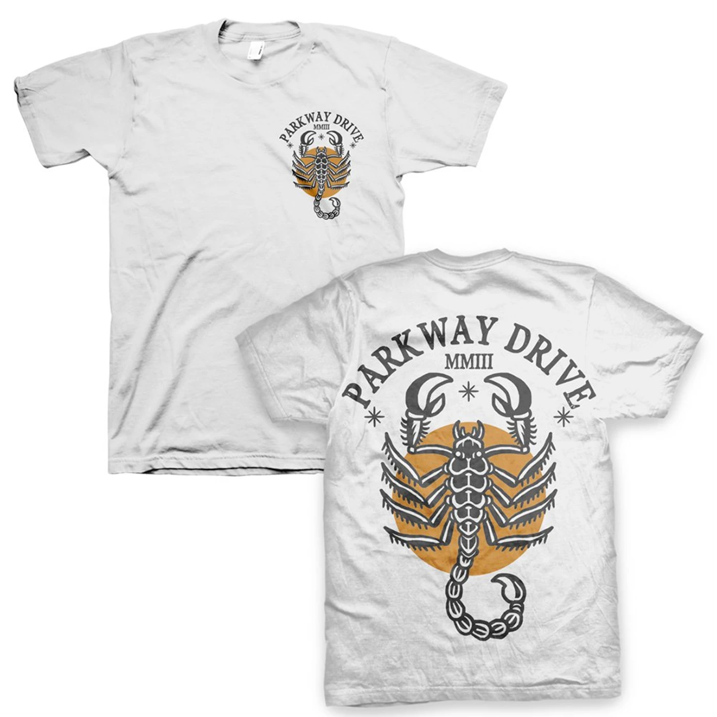 Parkway Drive Scorpio Tee (White)