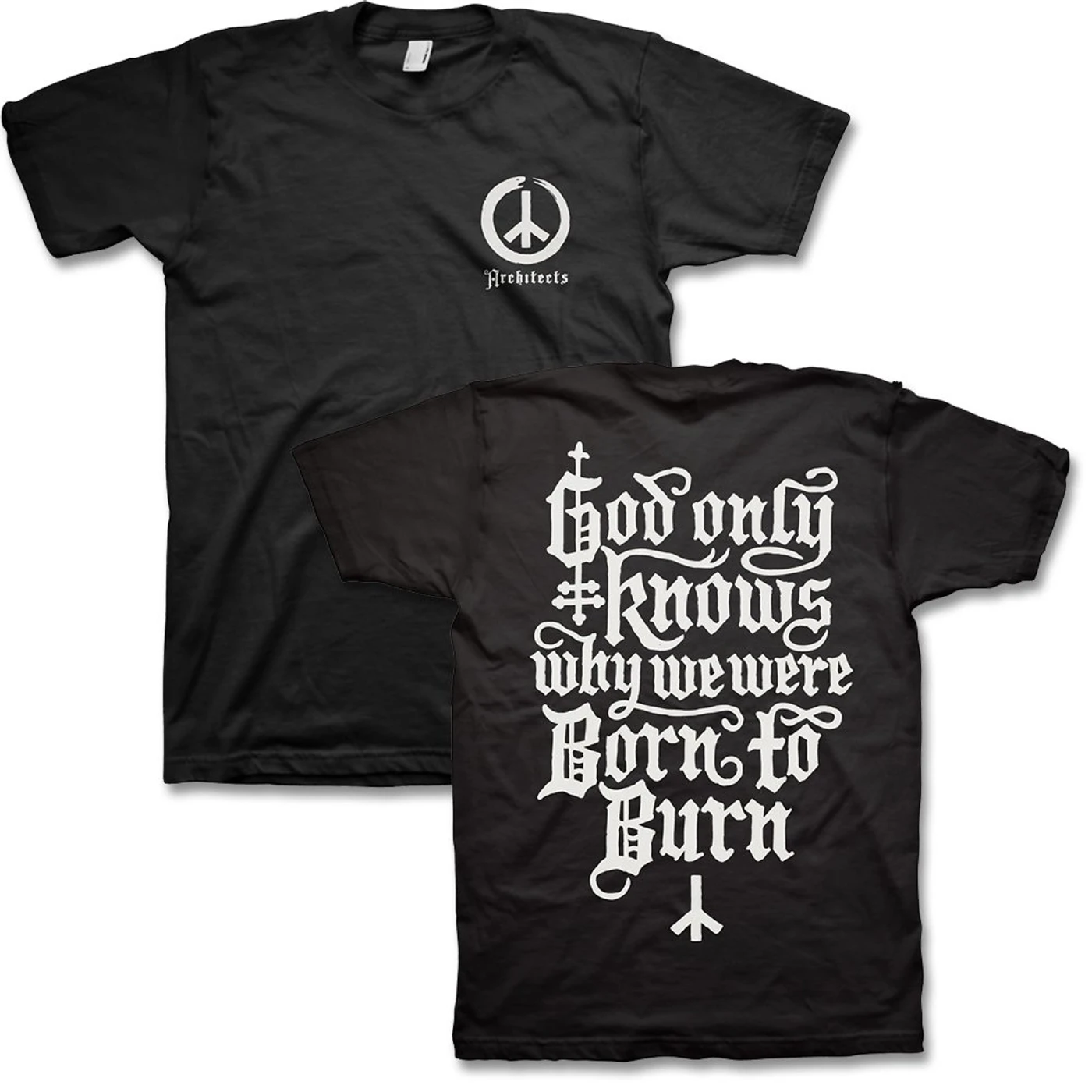Architects Broken Cross Lyric T-Shirt (Black)