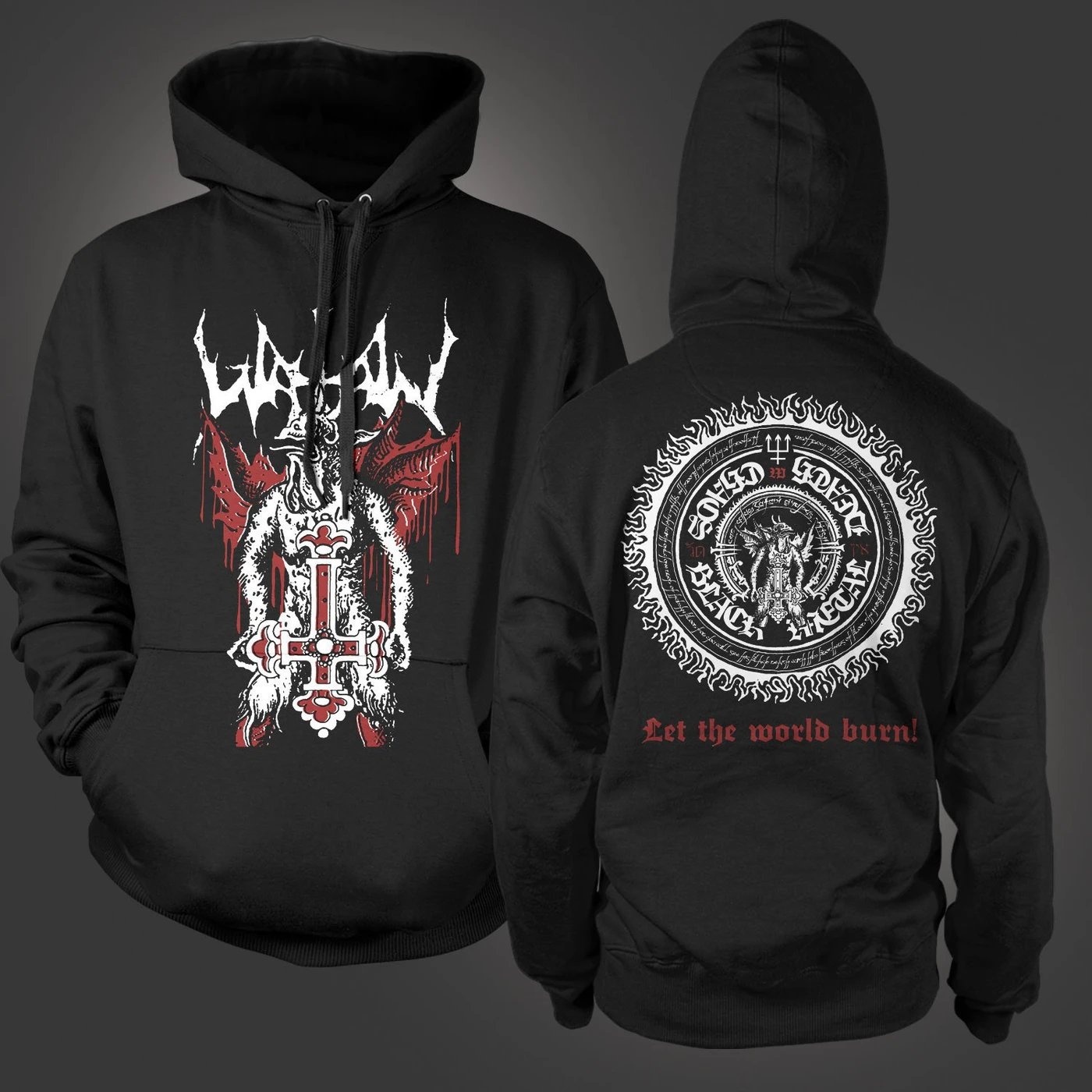 Watain De Profundis Pullover Hoodie (Black)