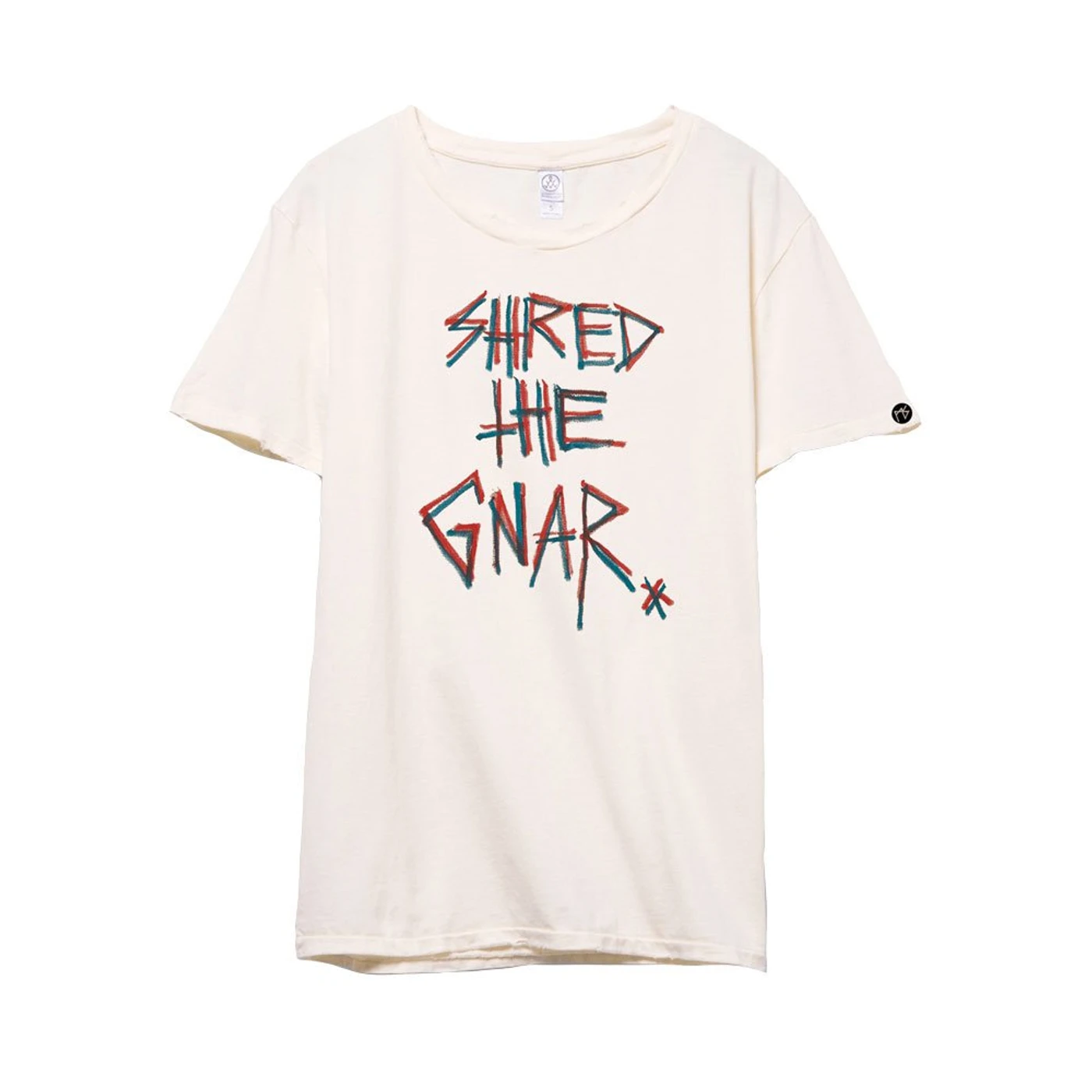 Matt Skiba Shred The Gnar Distressed Tshirt (Natural)