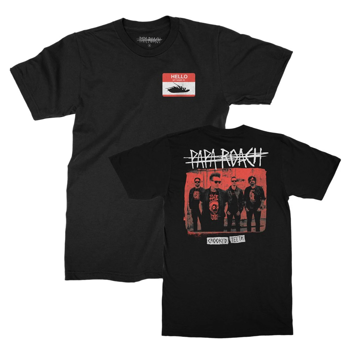 Papa Roach My Name Is Tee (Black)