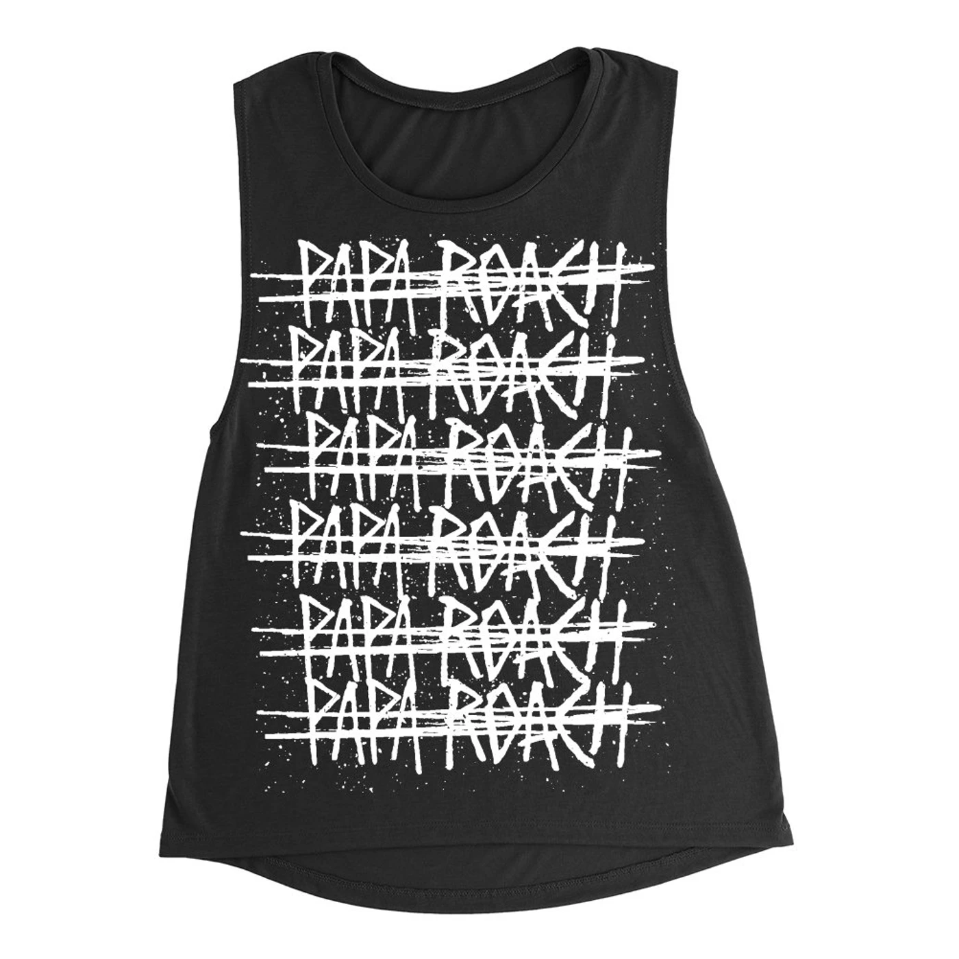 Papa Roach Repeater Women's Muscle Tank (Black)