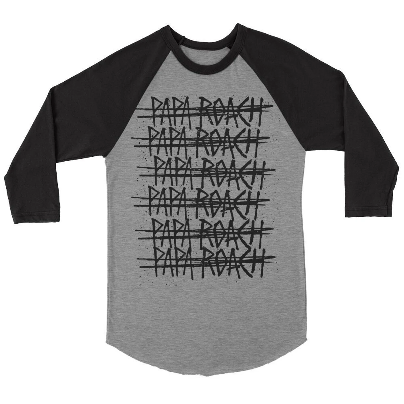 Papa Roach Repeater Raglan (Black/Gray)