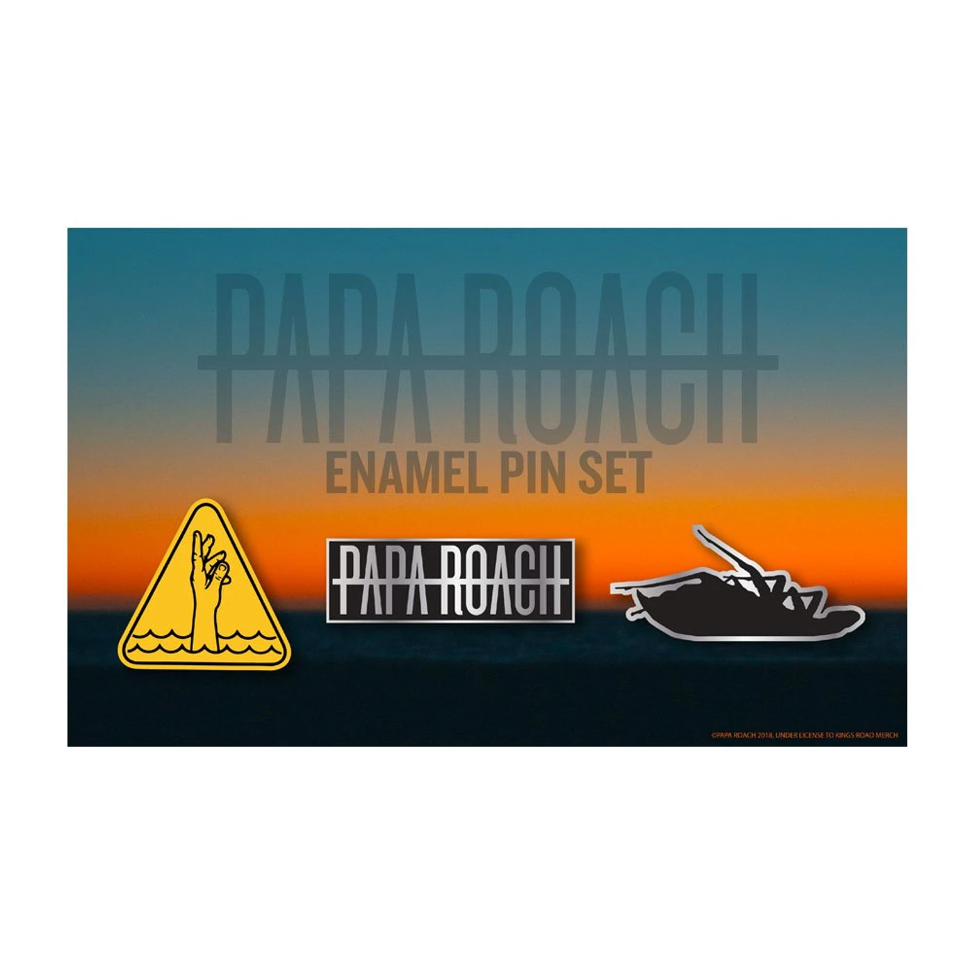 Papa Roach Who Do You Trust? Enamel Pin Set