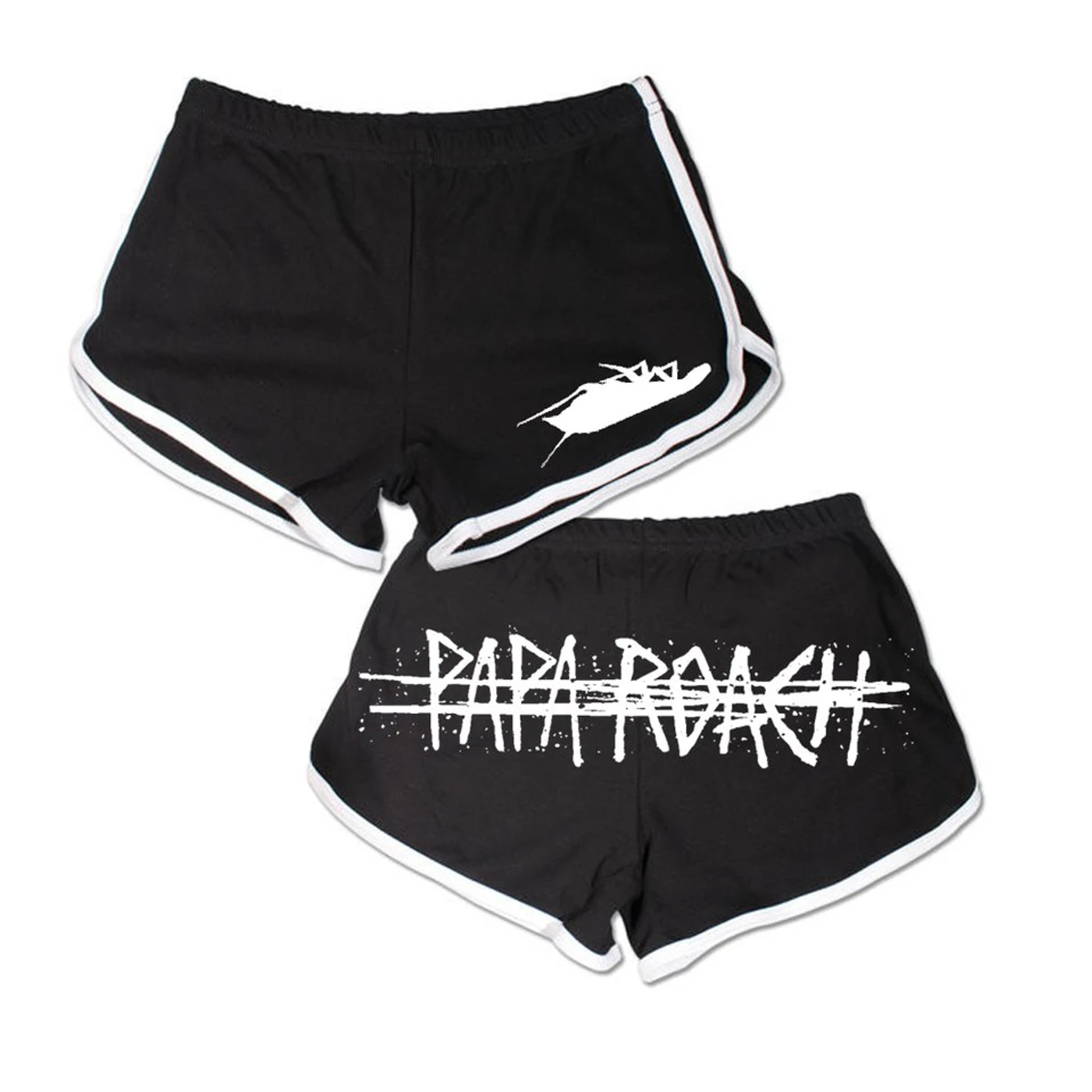 Papa Roach Logo Women's Track Shorts (Black)