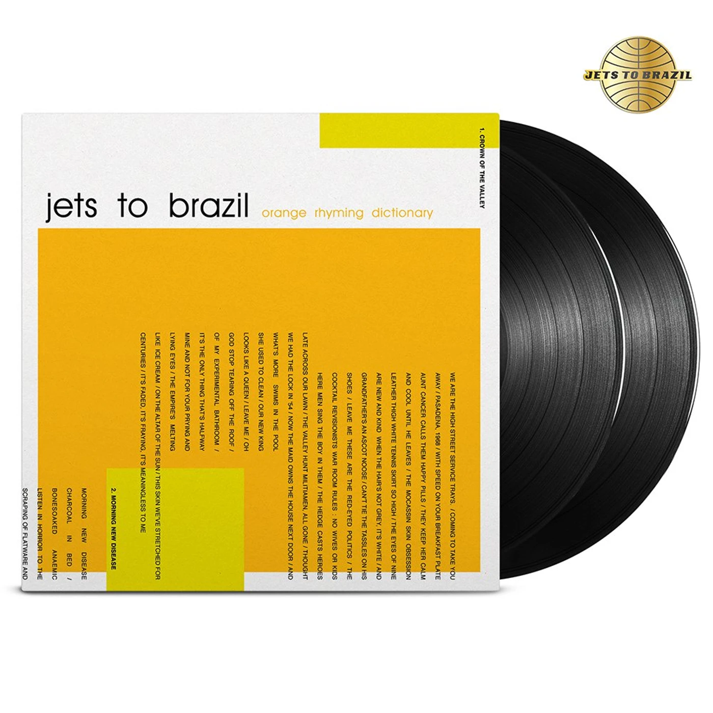 jade tree Orange Rhyming Dictionary 2xLP (Black 180) (Vinyl)