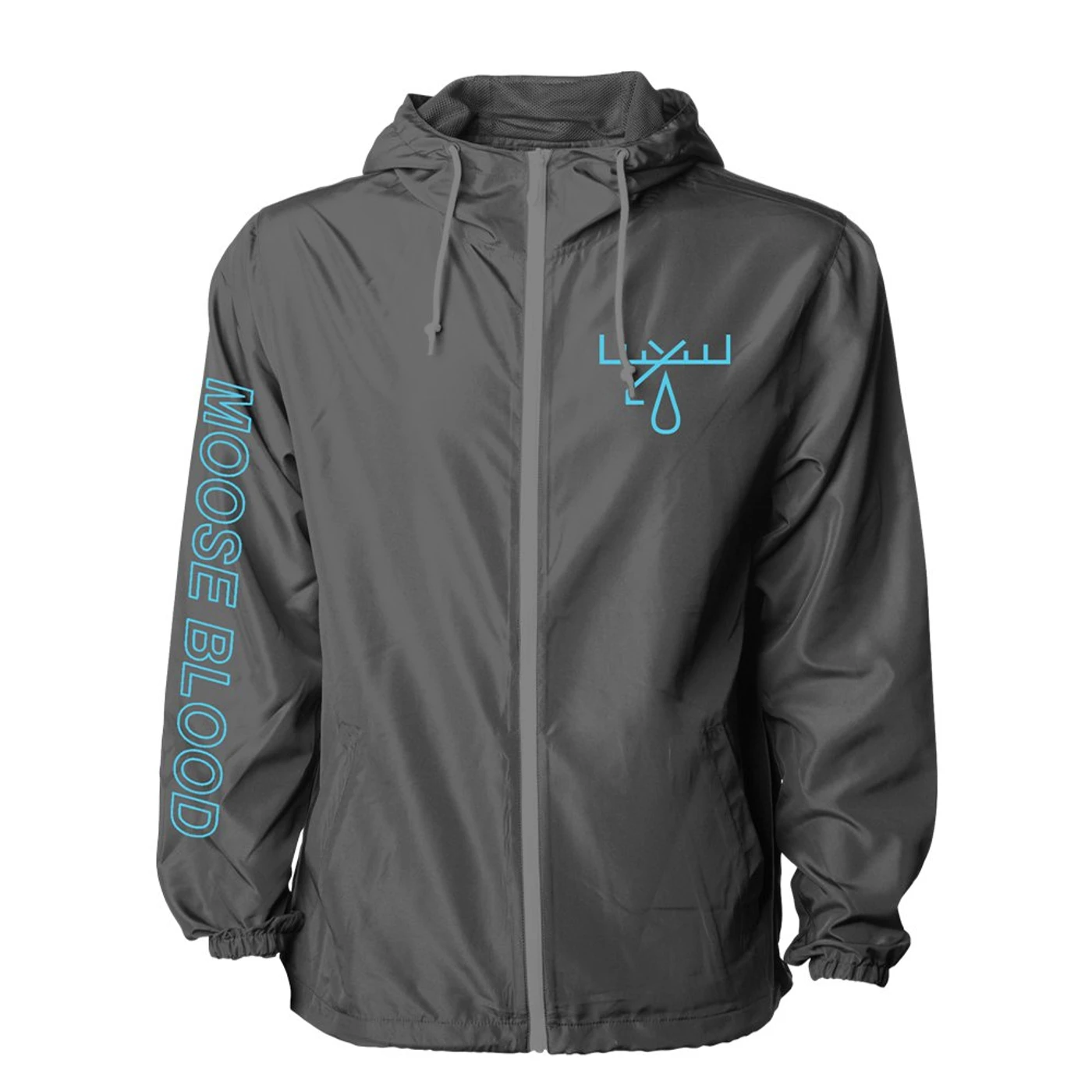 Moose Blood Icon Windbreaker (Gray)