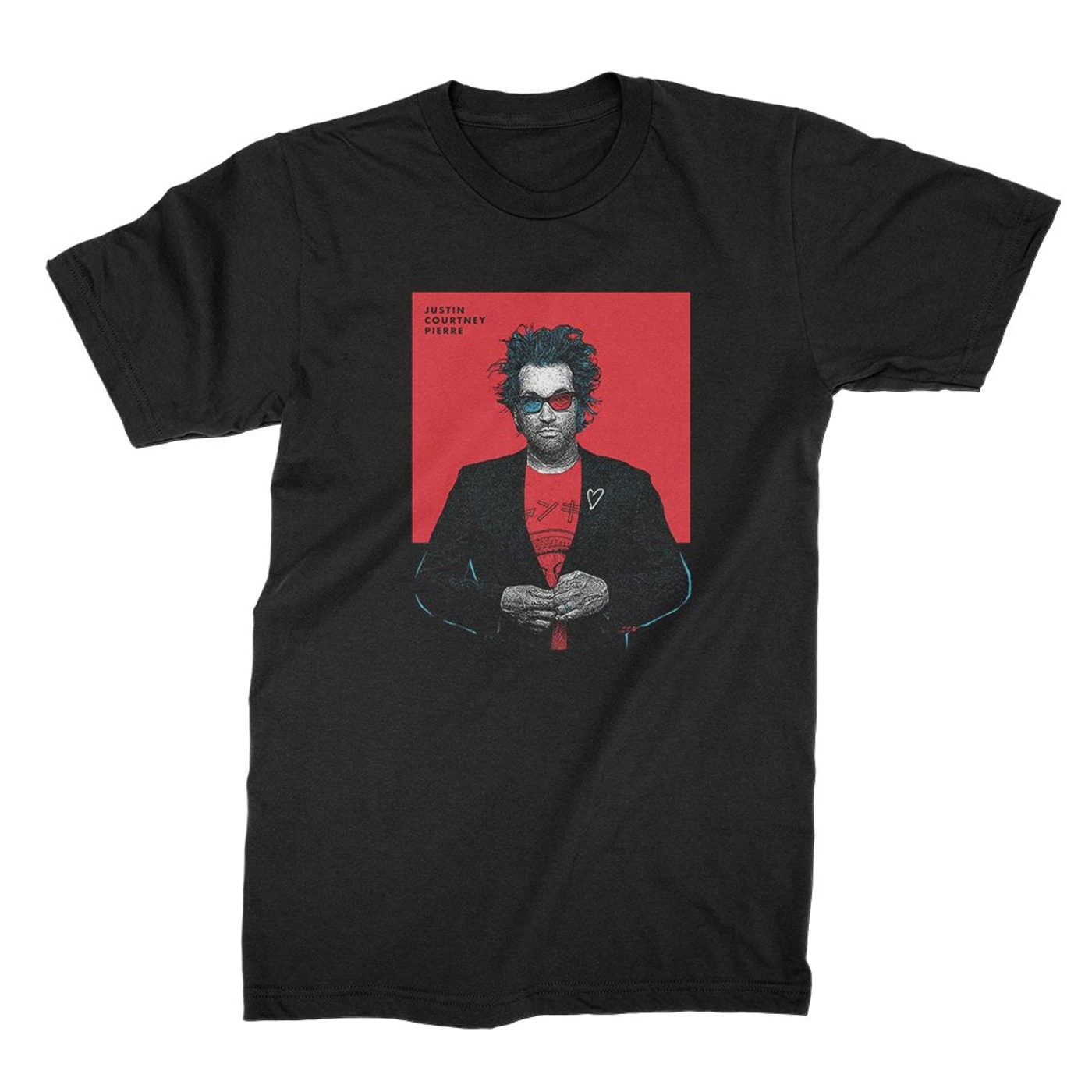 Justin Courtney Pierre Self-Portrait Tee (Black)