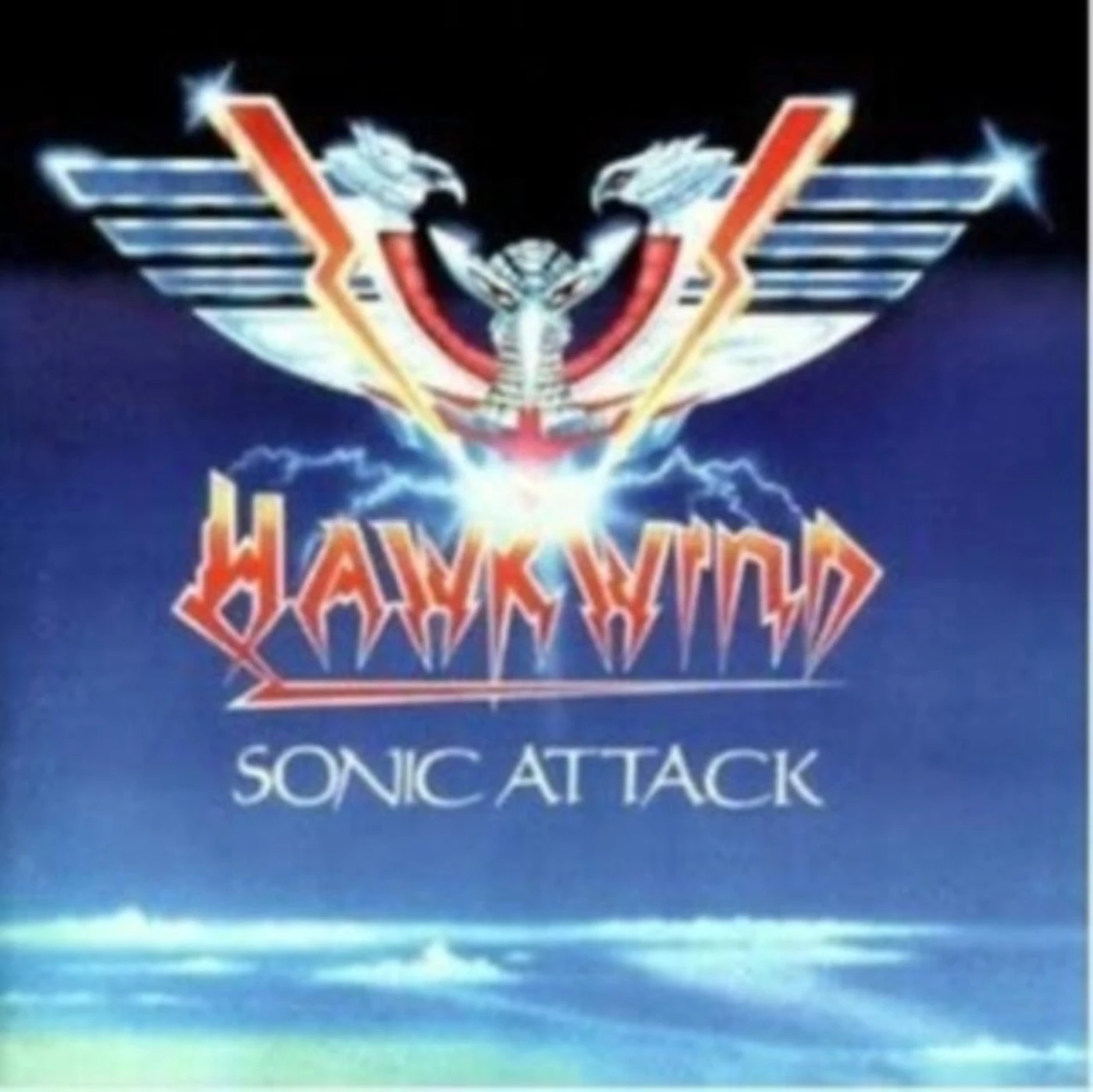 Hawkwind LP Vinyl Record - Sonic Attack (40th Anniversary) (Blue Vinyl)