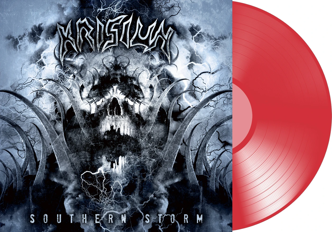 Krisiun Southern Storm   Transparent Red Vinyl Record