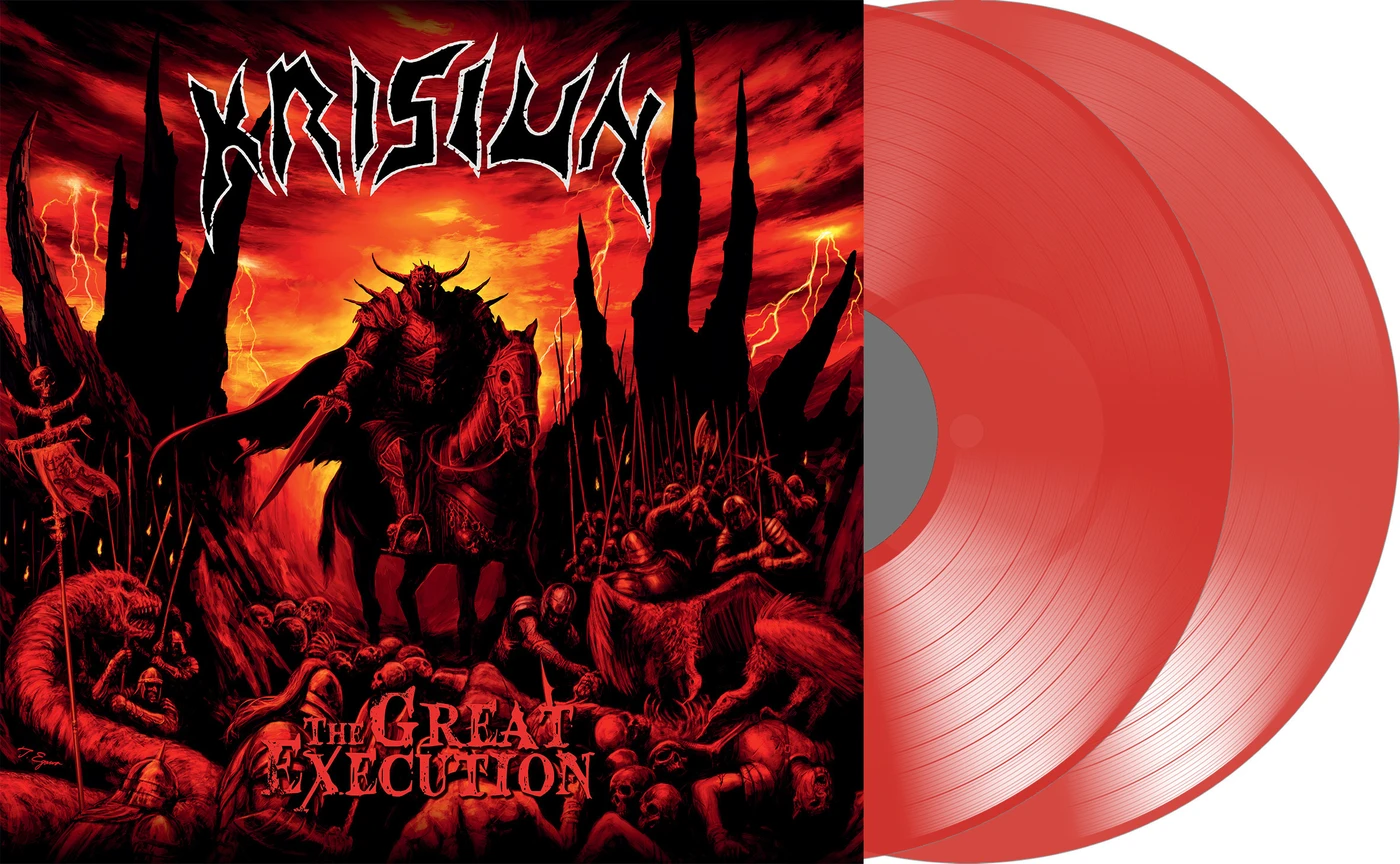 Krisiun Great Execution   Red Vinyl Record