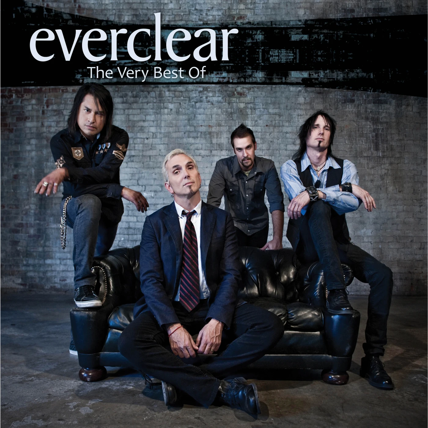 Everclear Very Best Of   Yellow/Black Splatter Vinyl Record