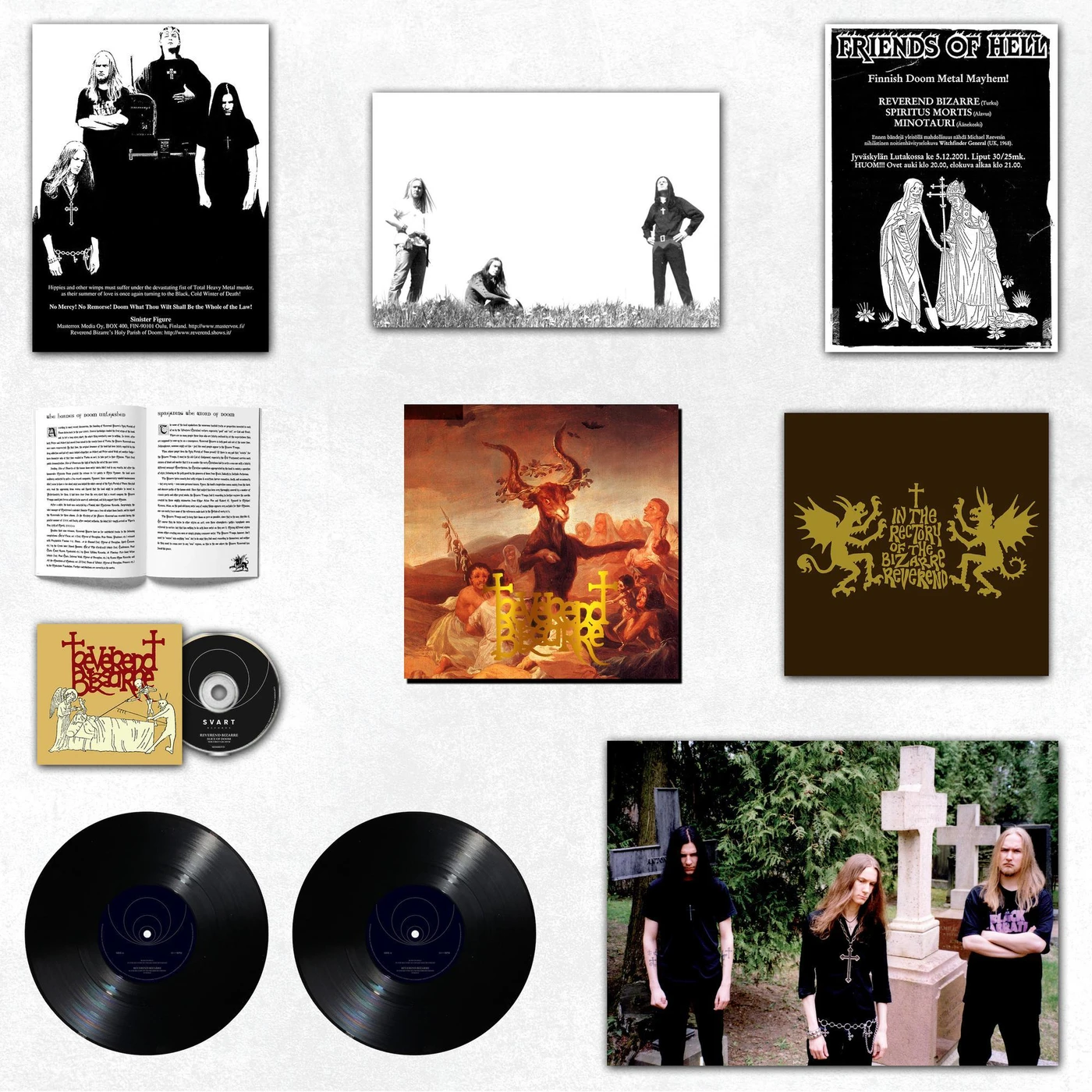 Reverend Bizarre In The Rectory   20 Th Anniversary Vinyl Record