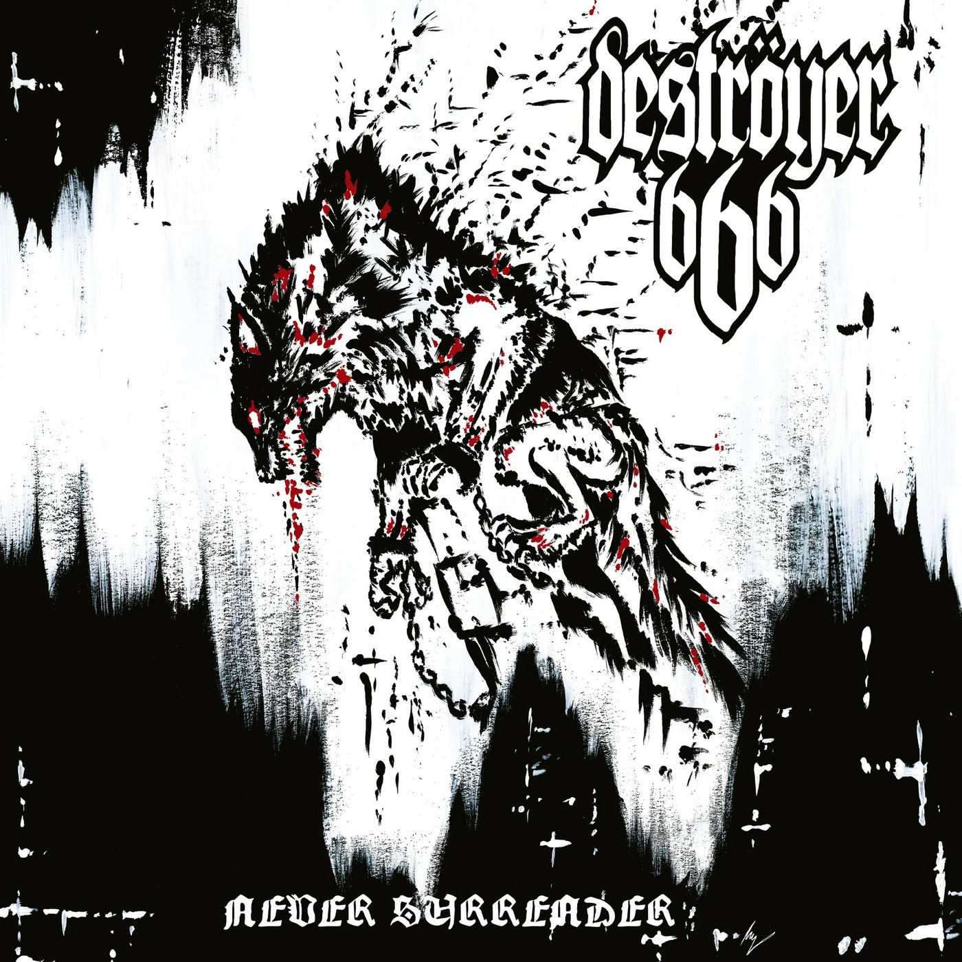 Deströyer 666 NEVER SURRENDER Vinyl Record