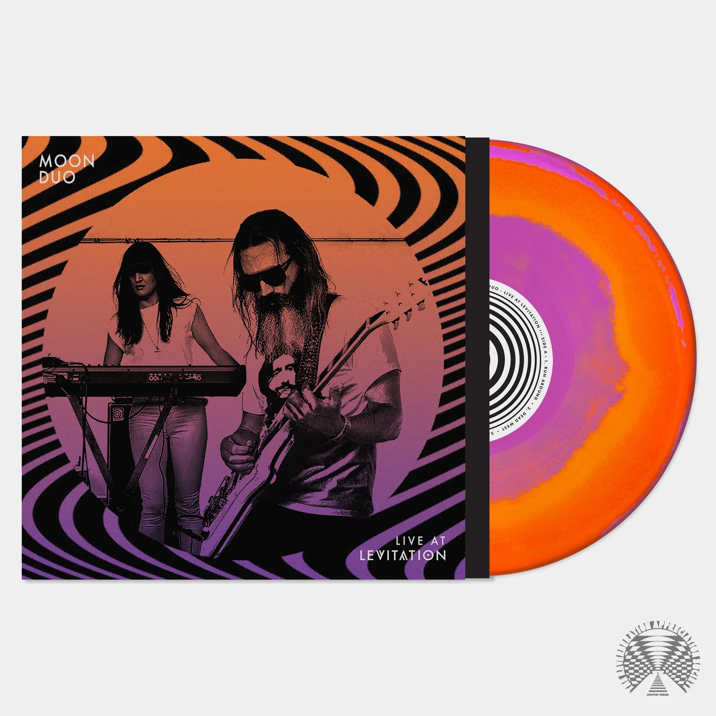 Moon Duo LIVE AT LEVITATION (ORANGE & PURPLE SWIRL VINYL) Vinyl Record