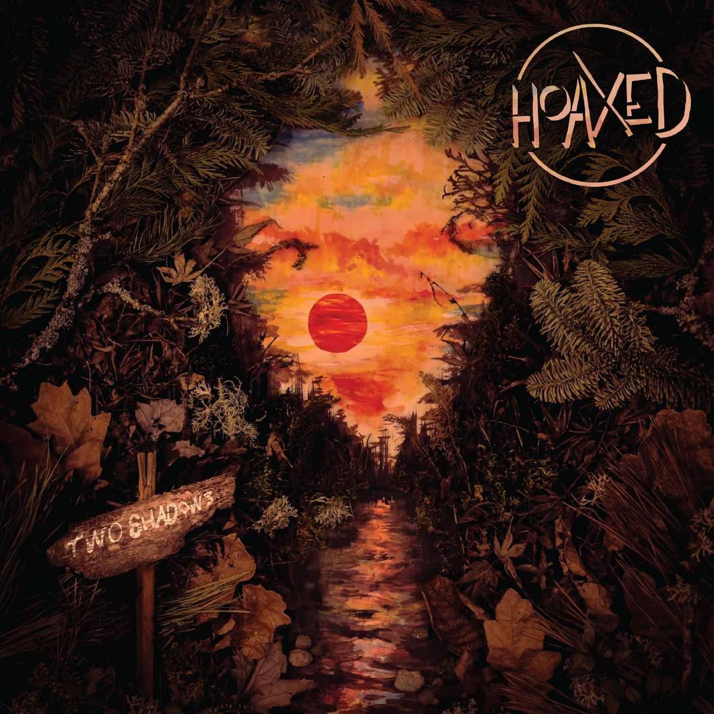 Hoaxed Two Shadows (Blood Red) Vinyl Record