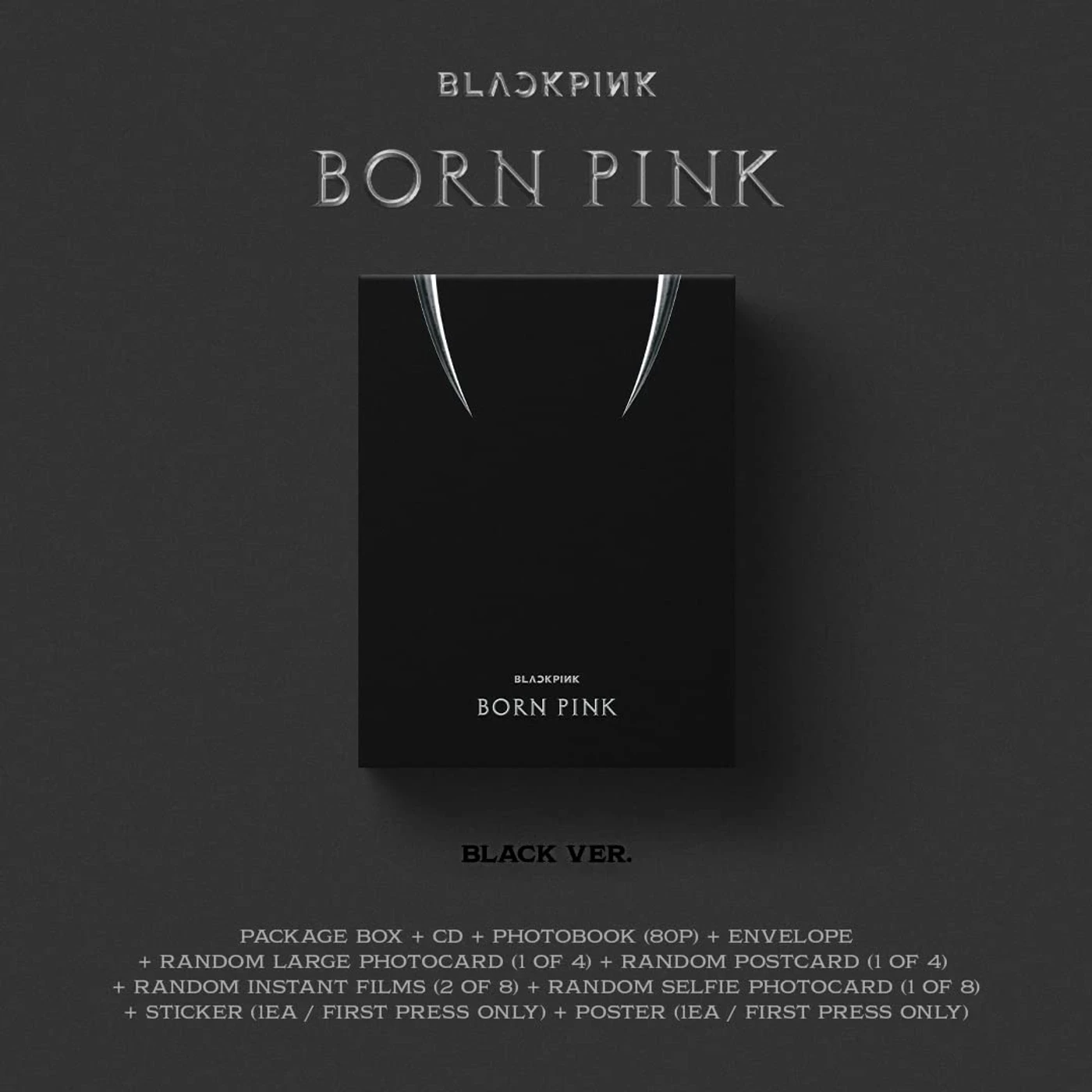 BLACKPINK BORN PINK (VERSION B/BLACK BOX) CD
