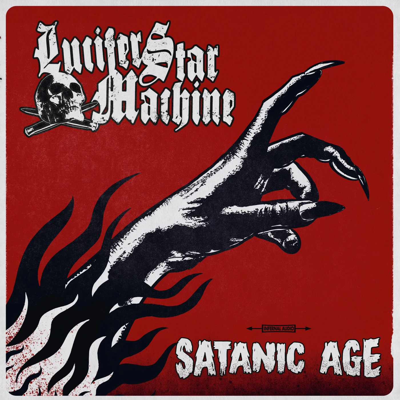 Lucifer Star Machine Satanic Age (Red Splatter Vinyl) Vinyl Record