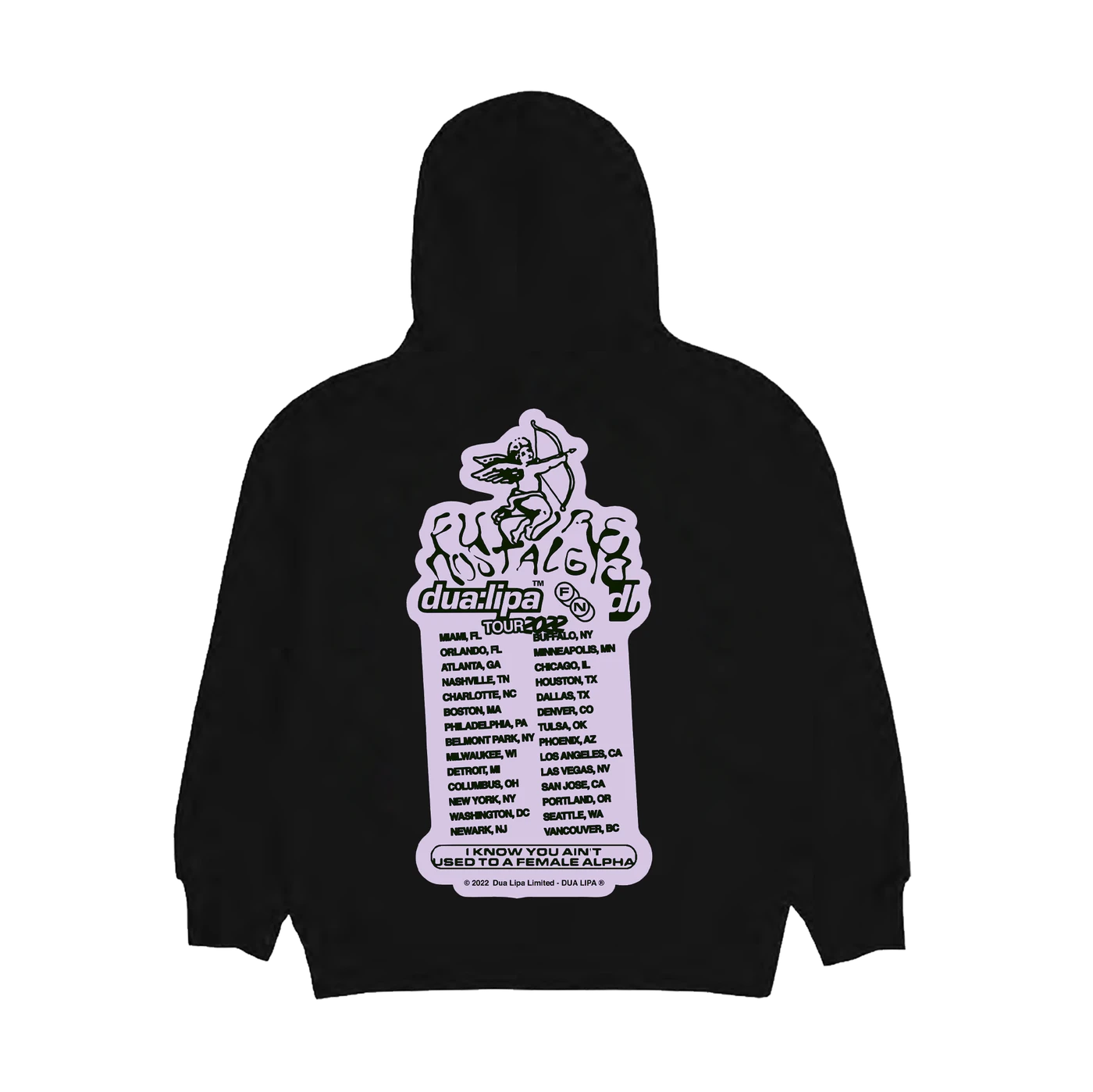 Dua Lipa Pangaia x Future Nostalgia Tour Hoodie