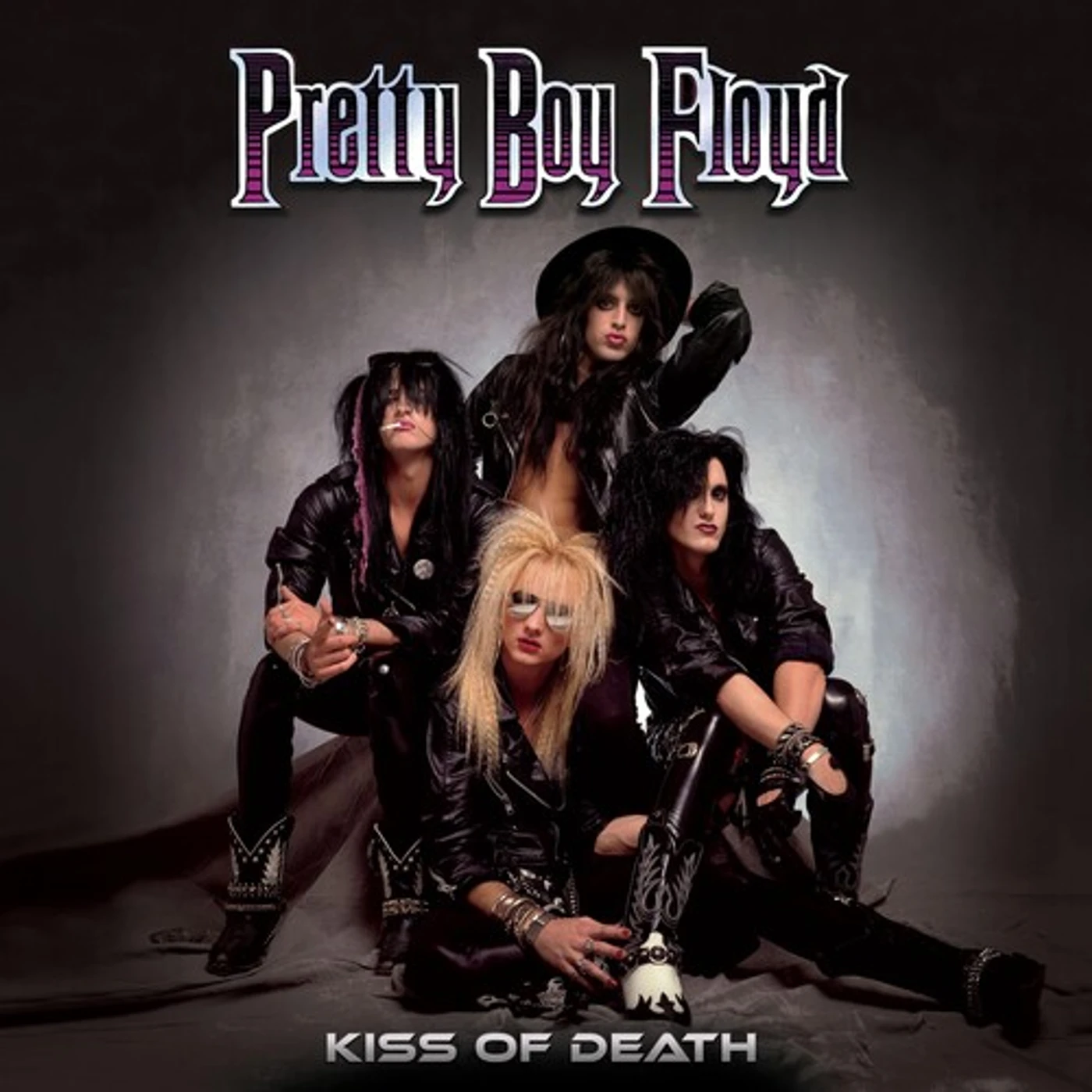 Pretty Boy Floyd KISS OF DEATH - PURPLE MARBLE Vinyl Record