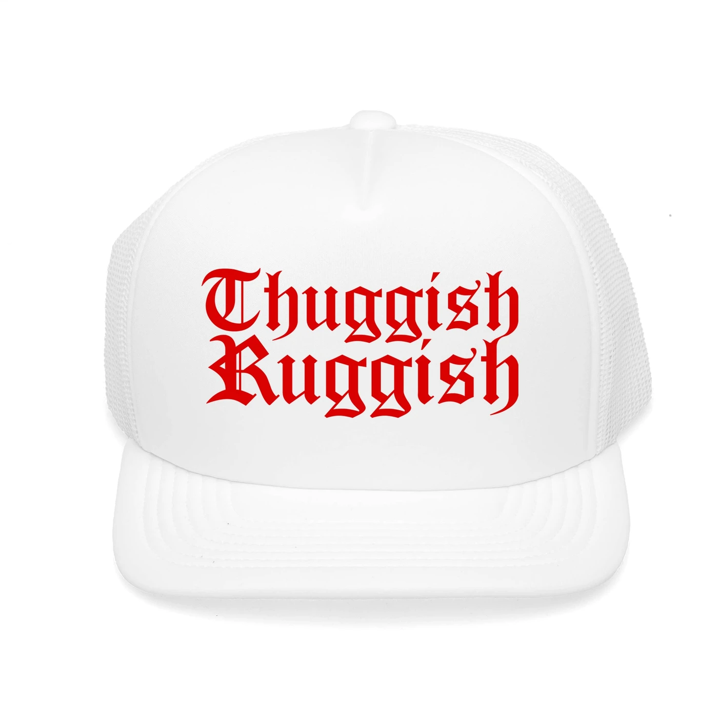 Bone Thugs-N-Harmony Thuggish Ruggish "Red Logo" White Trucker Hat