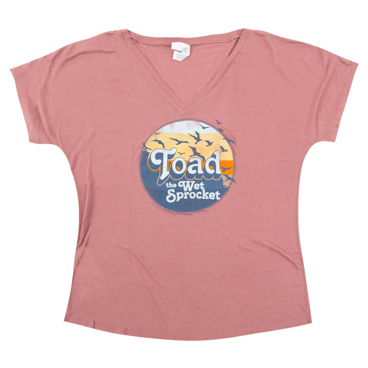 Toad The Wet Sprocket Women's Sunset Logo V-Neck Tee