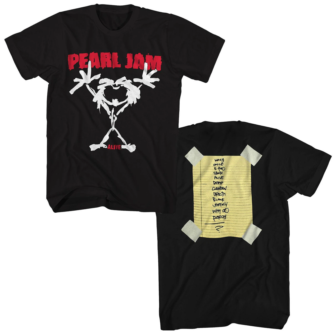 Pearl Jam T-Shirt | Alive Stickman Pearl Jam T-Shirt