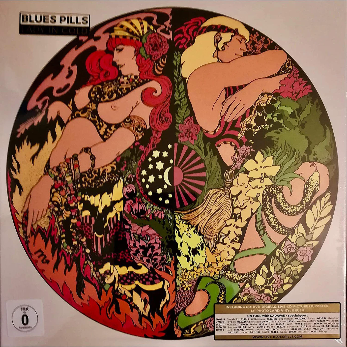Blues Pills LADY IN GOLD: GREEN VINYL Vinyl Record - Colored Vinyl, Green Vinyl, Holland Release