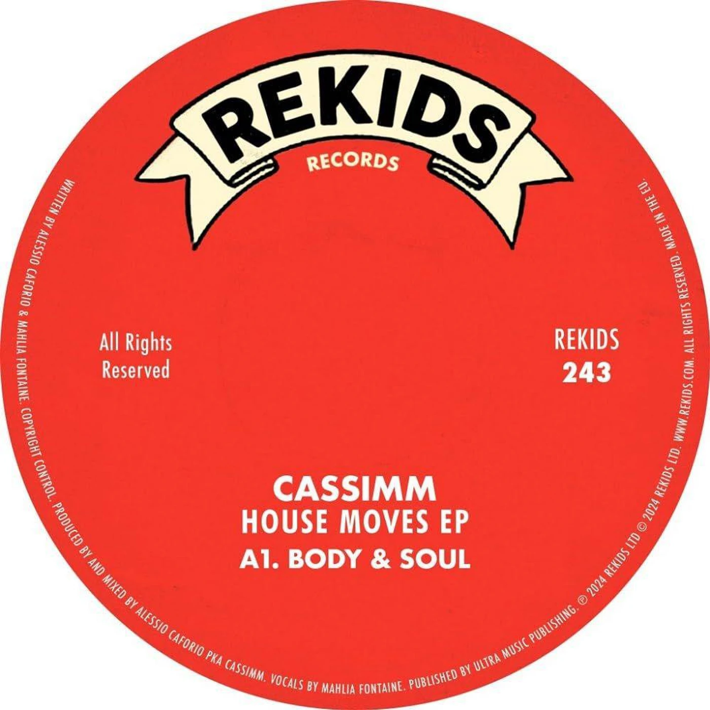 CASSIMM House Moves Vinyl Record