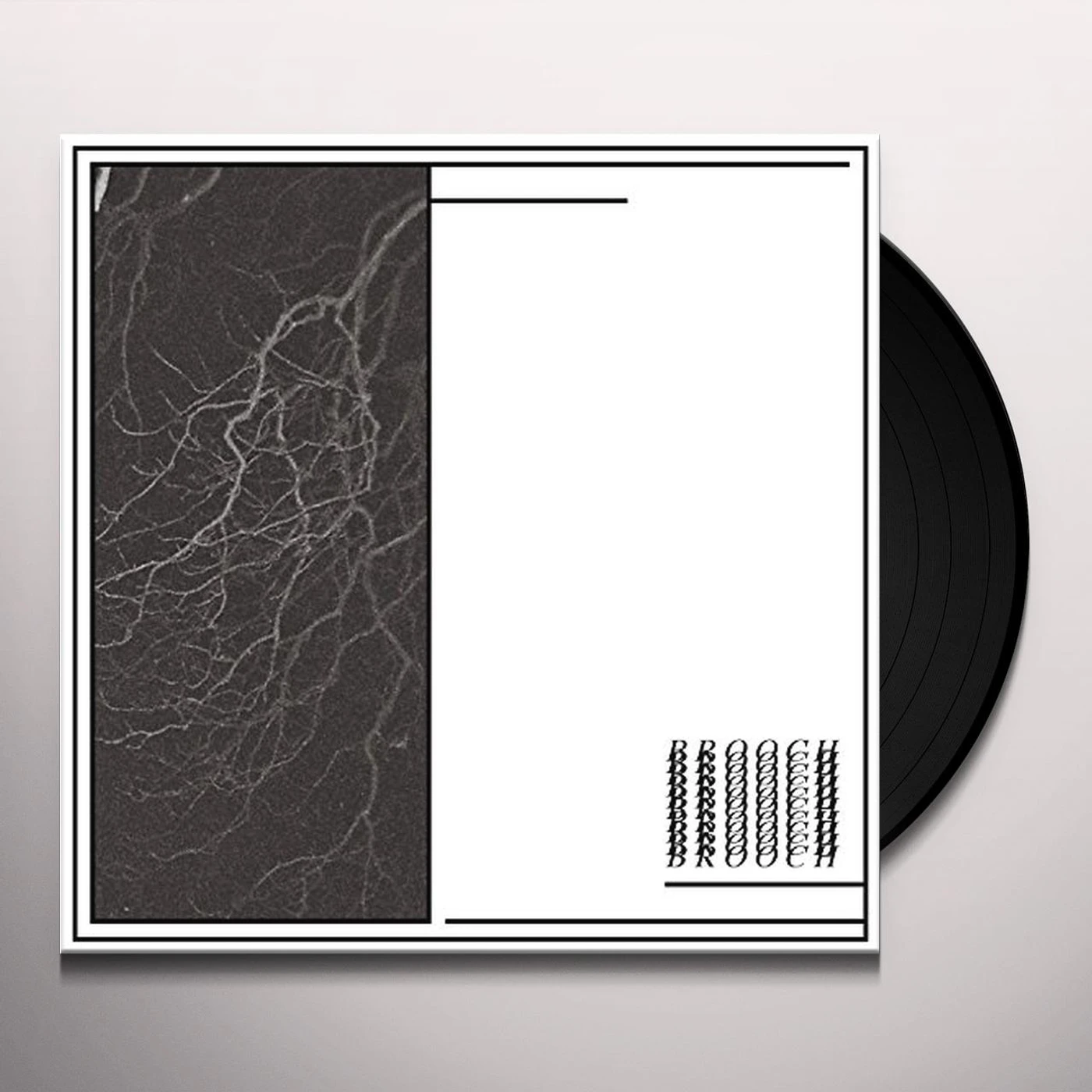 Brooch BLOOD SPITTING / BROKEN GLASS Vinyl Record