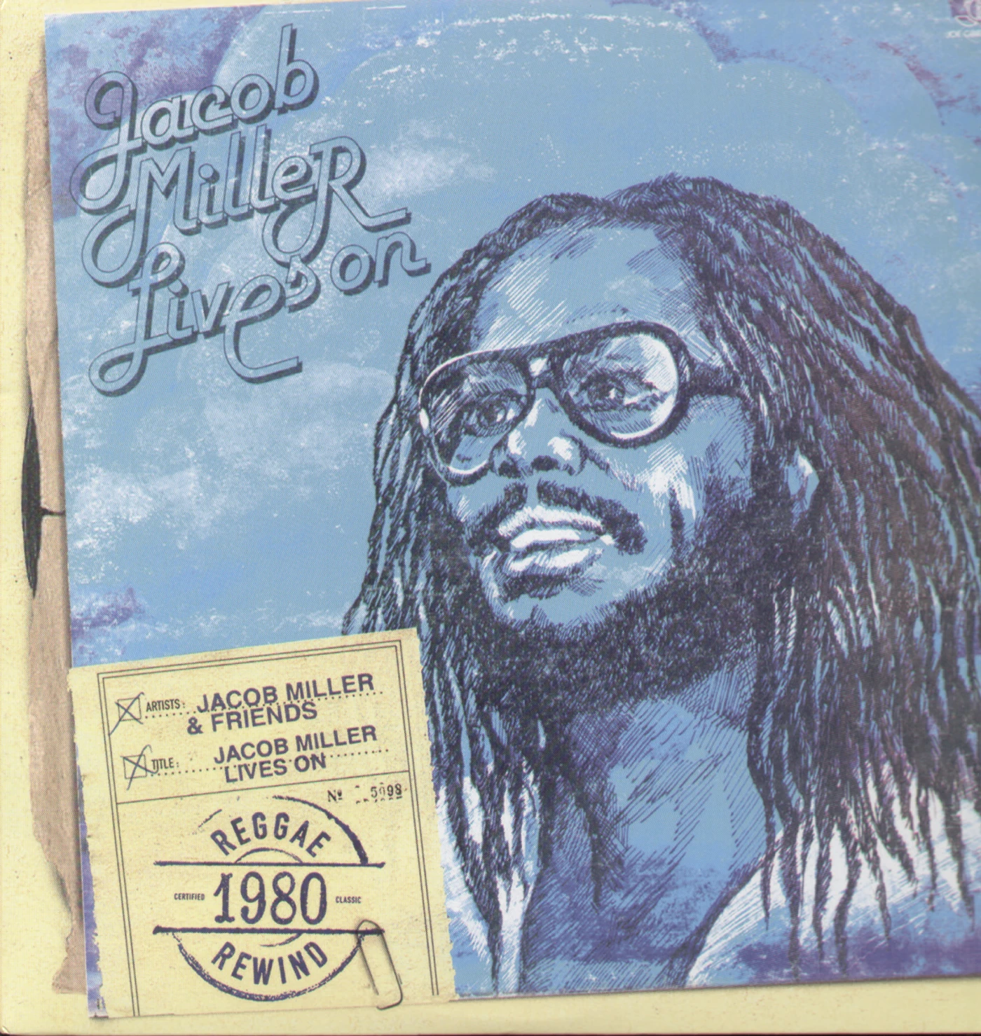 Jacob Miller LIVES ON Vinyl Record