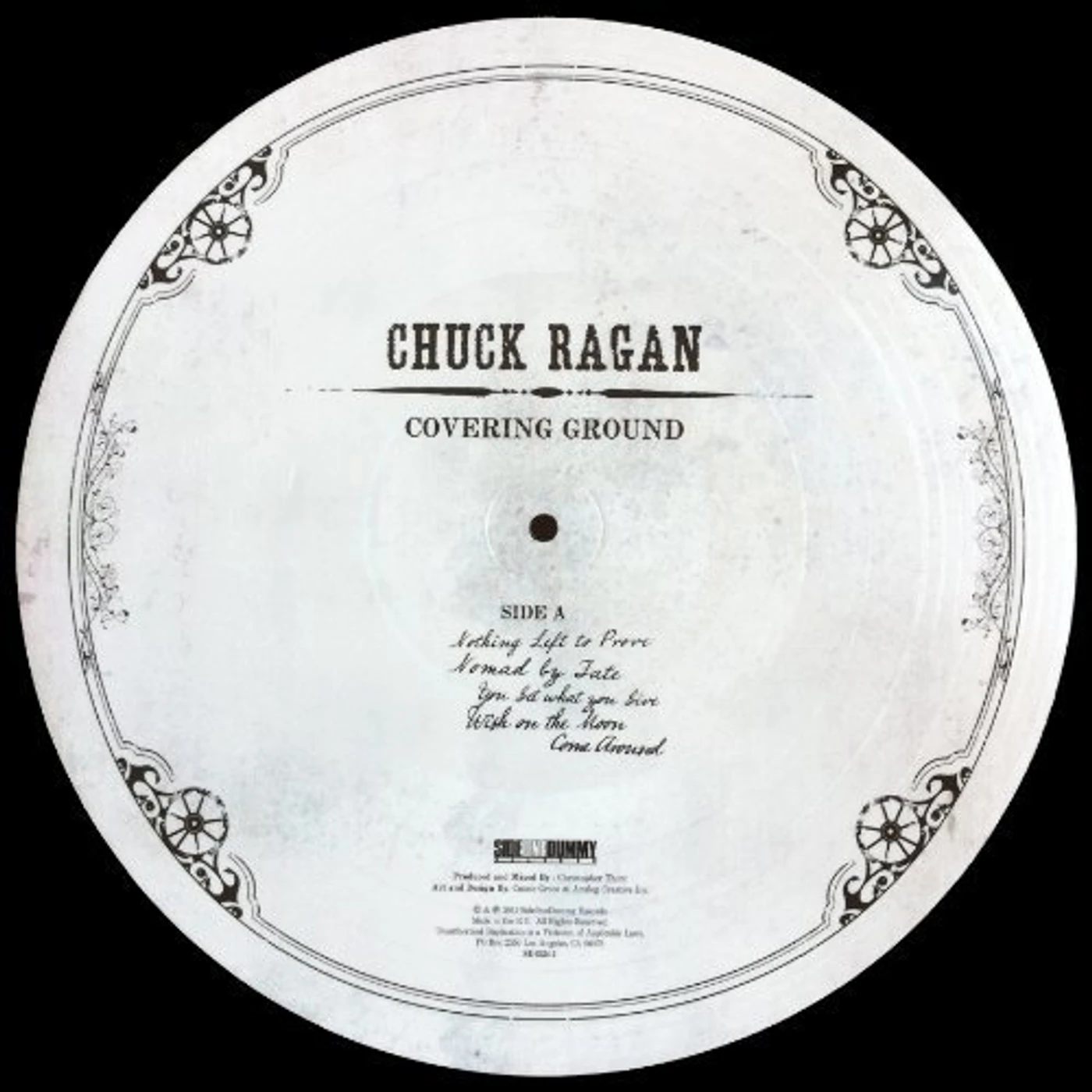 Chuck Ragan COVERING GROUND (PICTURE DISC) Vinyl Record