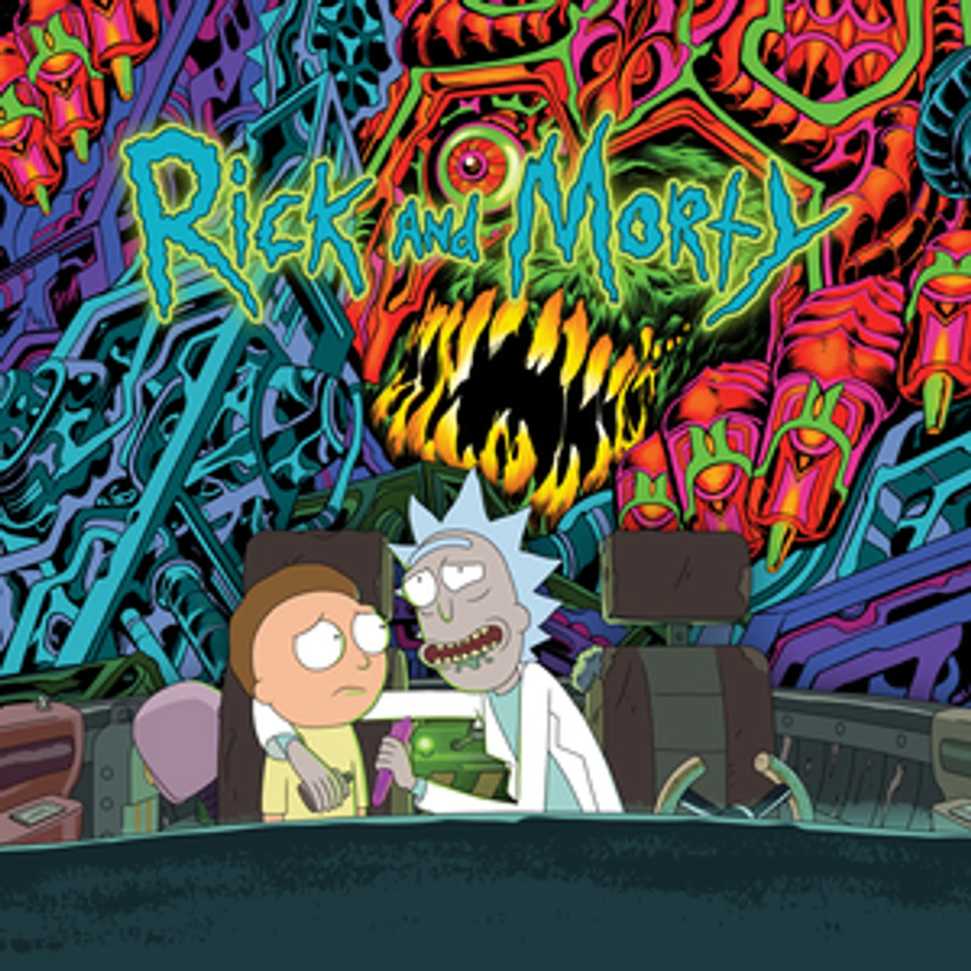 Rick and Morty Original Soundtrack Colored Vinyl Double LP Record