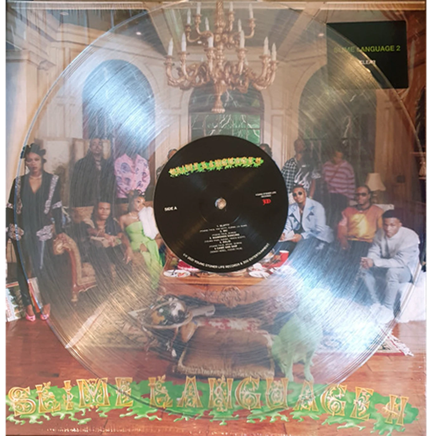Slime Language 2 LP レコード Young Stoner Life Records Slime Language 2 Clear Vinyl 2LP