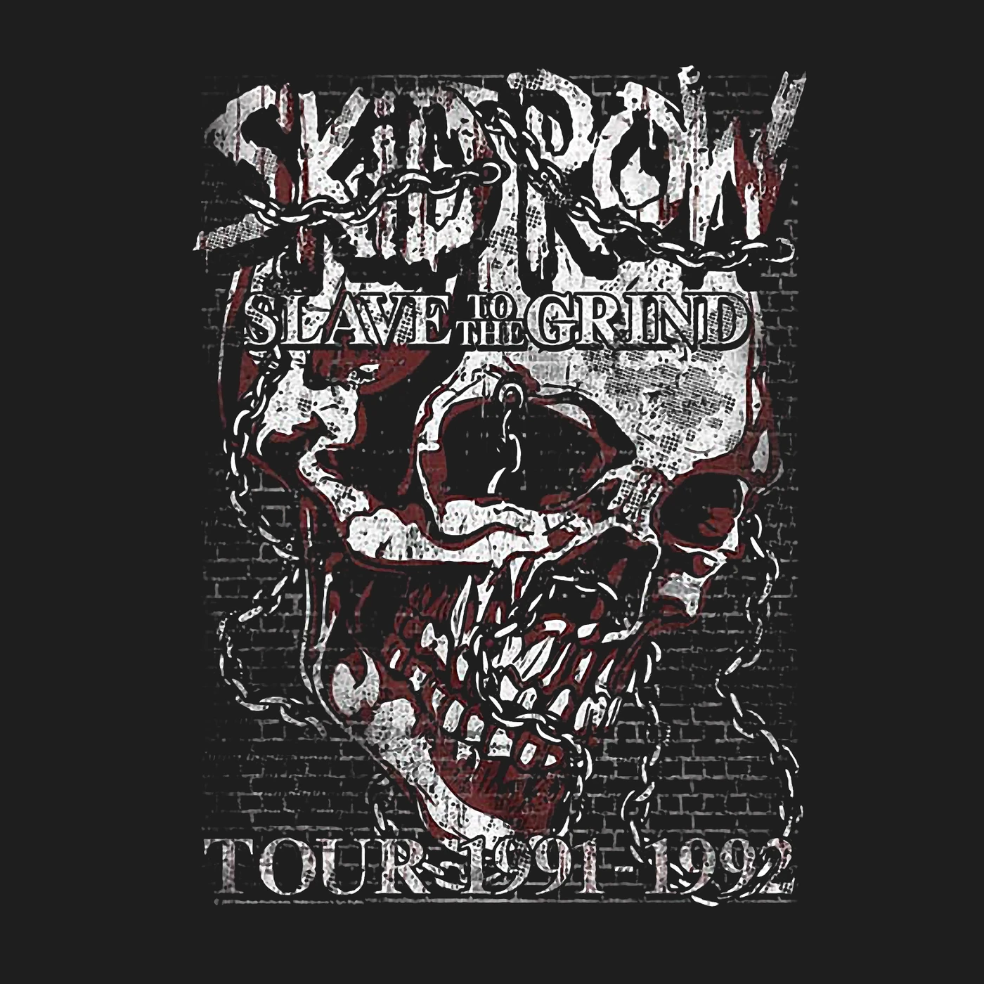 Skid Row T-Shirt | Slave To The Grind '91 Tour Shirt (Reissue)