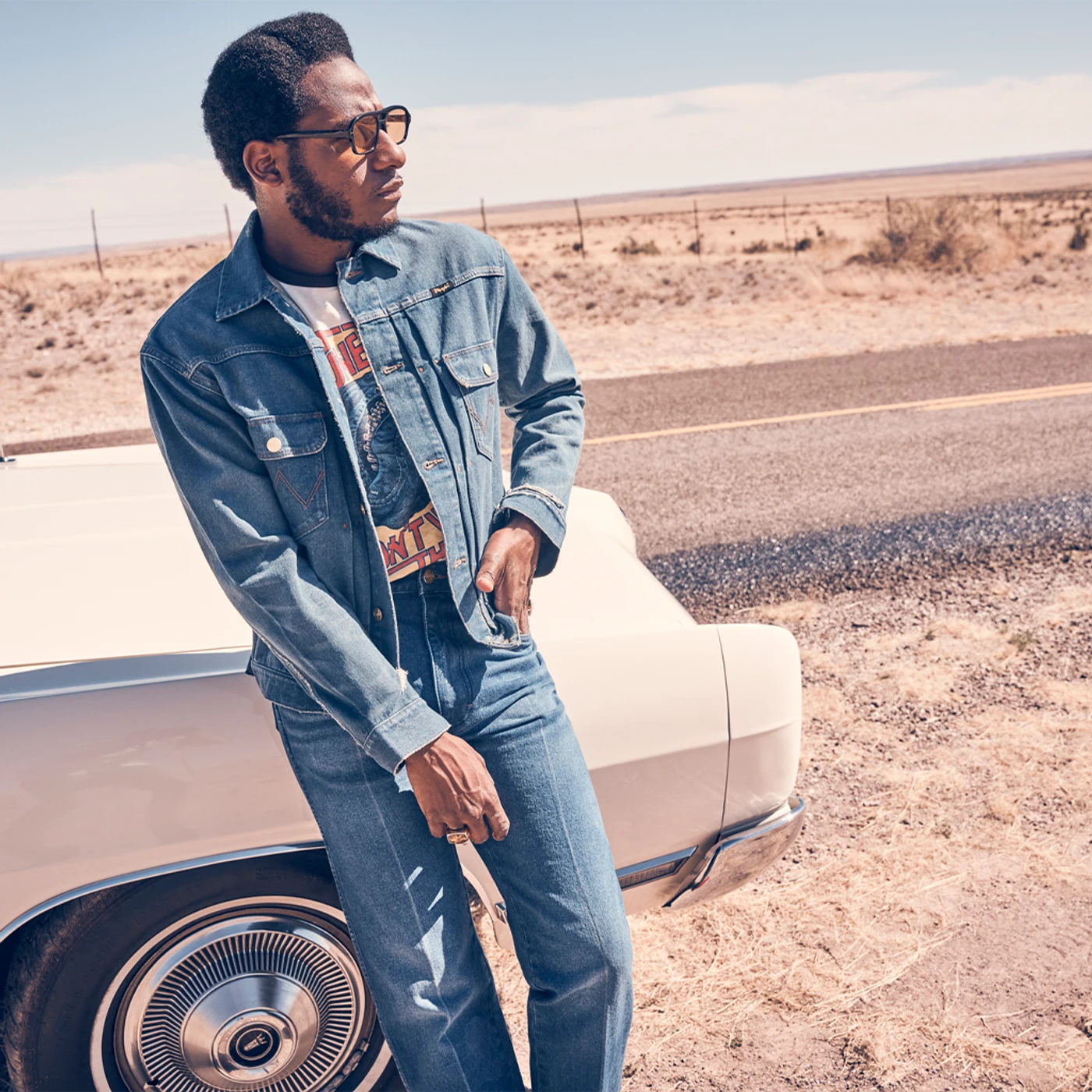 Leon Bridges Leon x Wrangler - 124MJ Mr Wrangler Denim Jacket